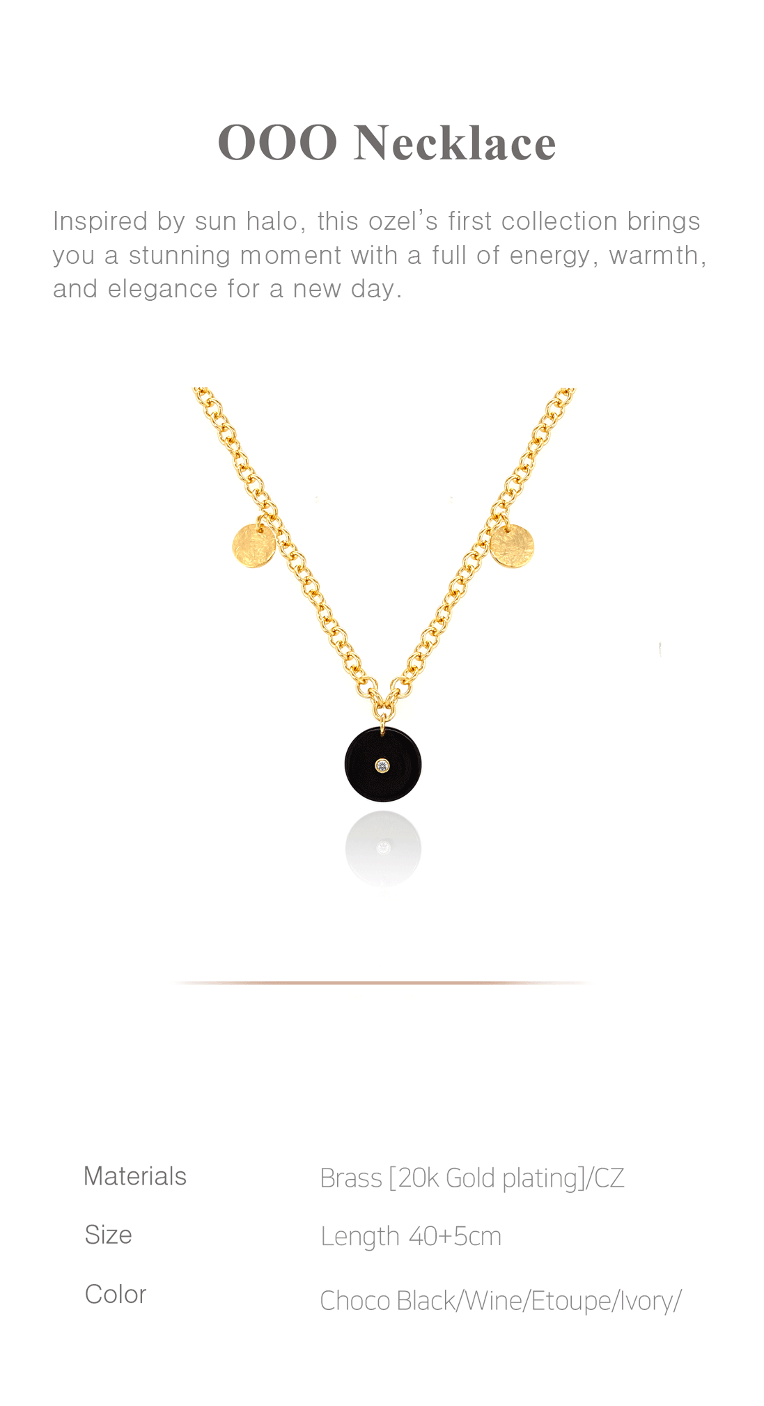 OOO Necklace PB002N Detail Cut