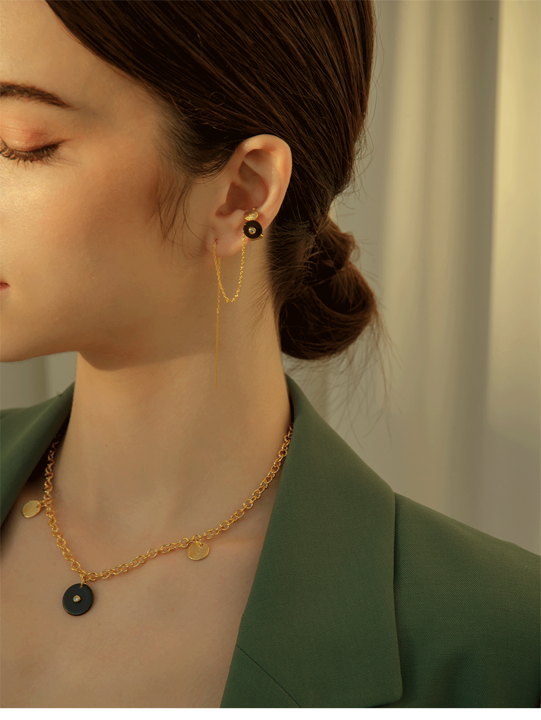 OZEL [Celeb Pick] Dew Earcuff PB003EC Main Photography