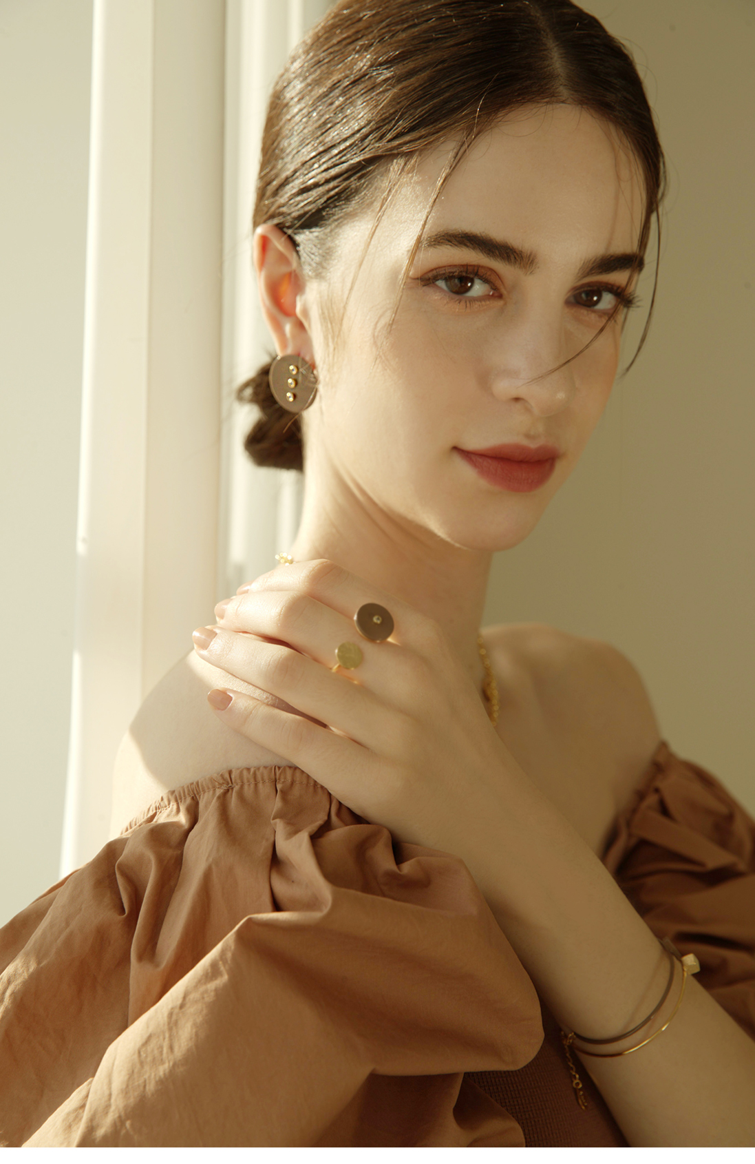 OZEL Orbit Earrings PB008E Main Photography