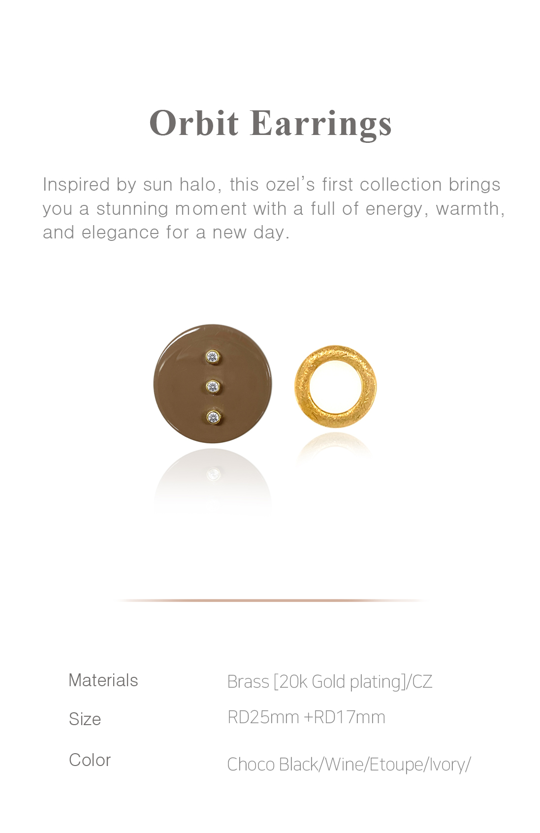 Orbit Earrings PB008E Detail Cut