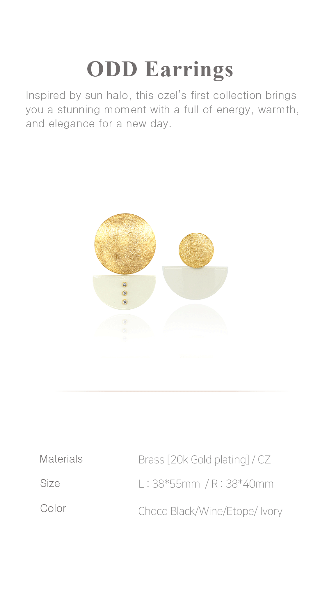 [Celeb Pick] ODD Earrings PB009E Detail Cut