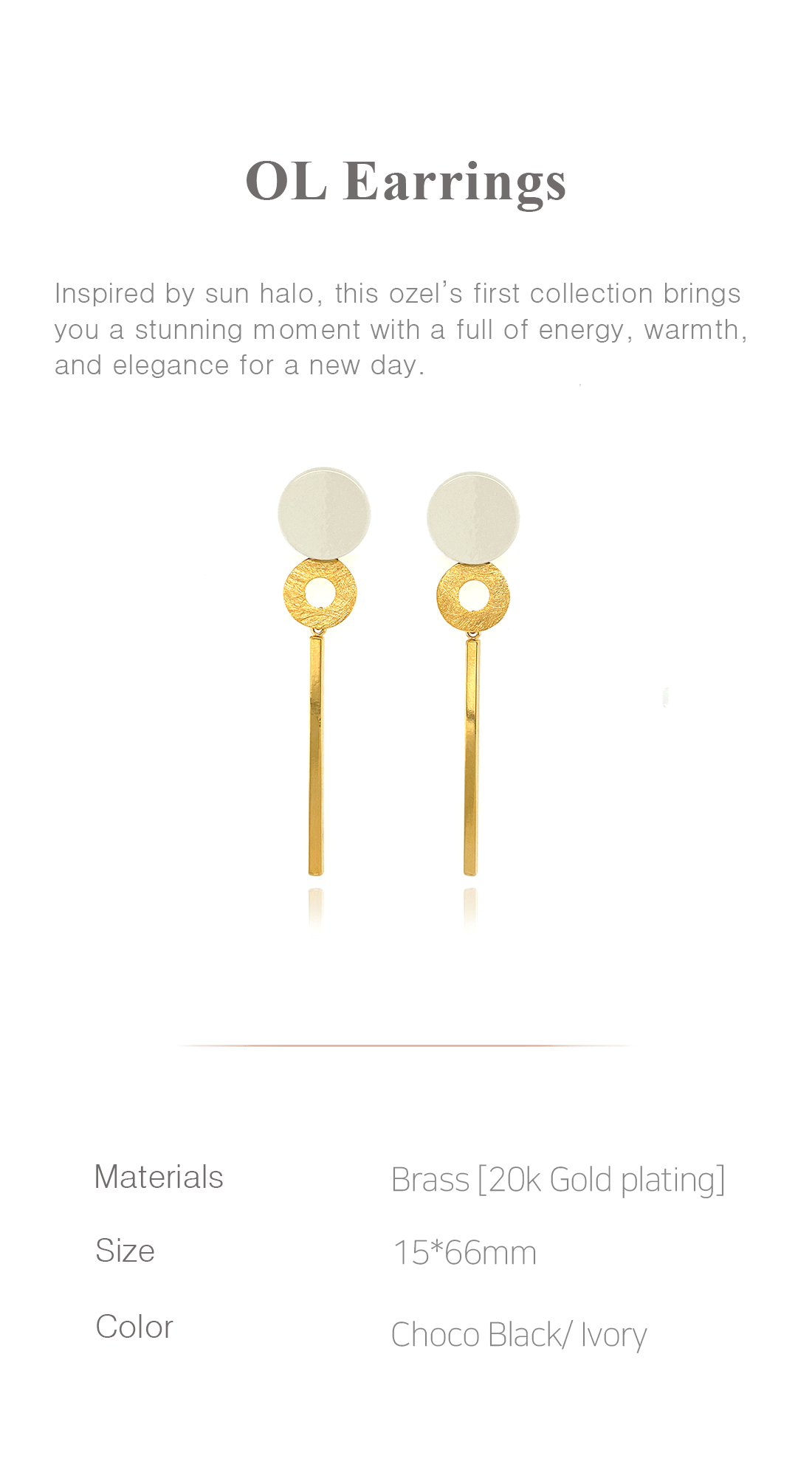 [Celeb Pick] OL Earrings PB011E Detail Cut