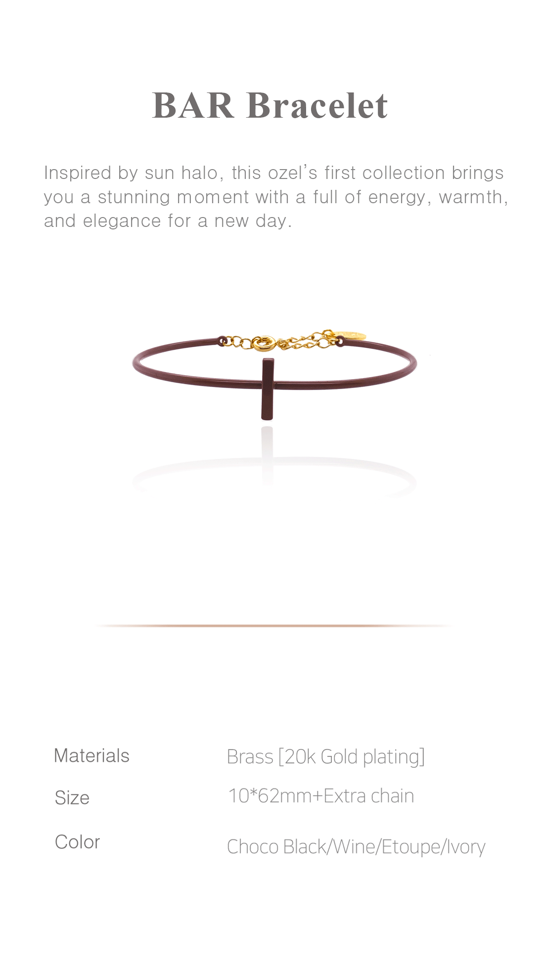 Bar Bracelet PB015B Detail Cut