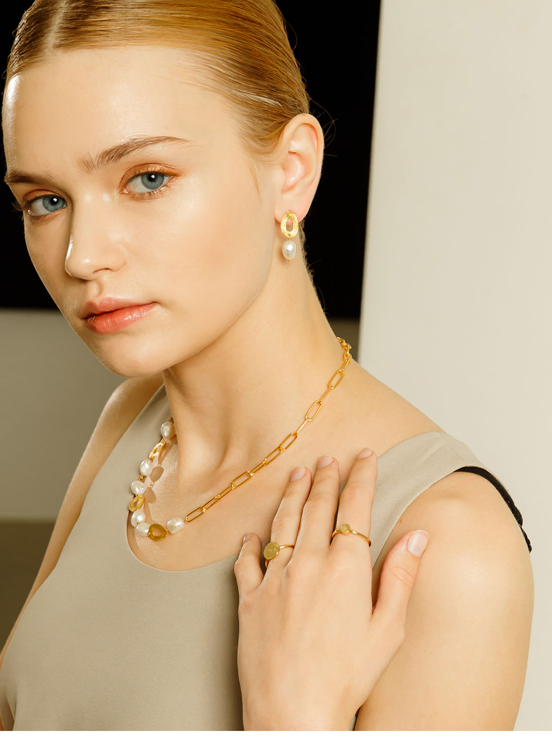 OZEL [Celeb Pick] Cylinder Ring PB017R Main Photography