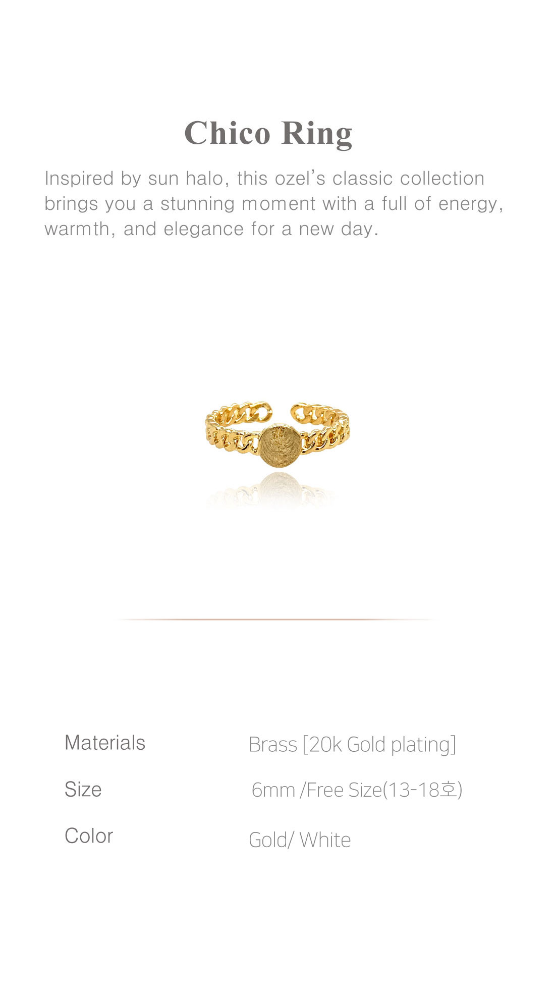 [Celeb Pick] Chico Ring PB018R Detail Cut
