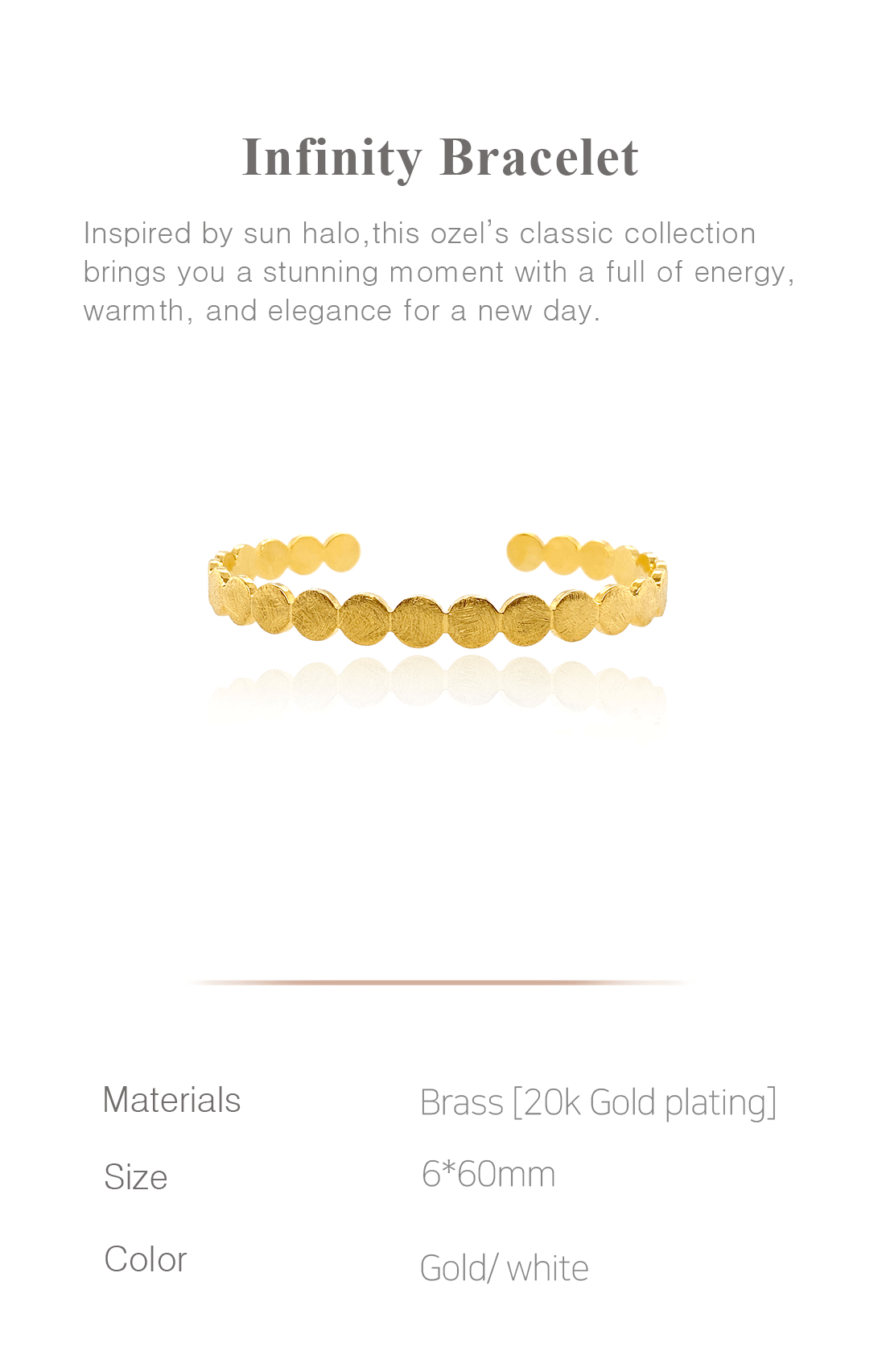 [Celeb Pick] Infinity Bracelet PB019B Detail Cut