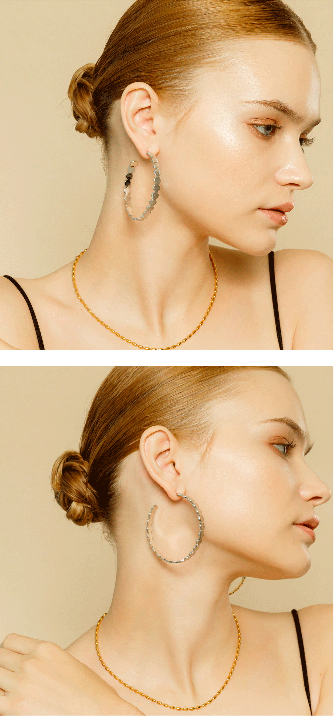 [Celeb Pick] Infinity Earrings PB019E Detail Cut