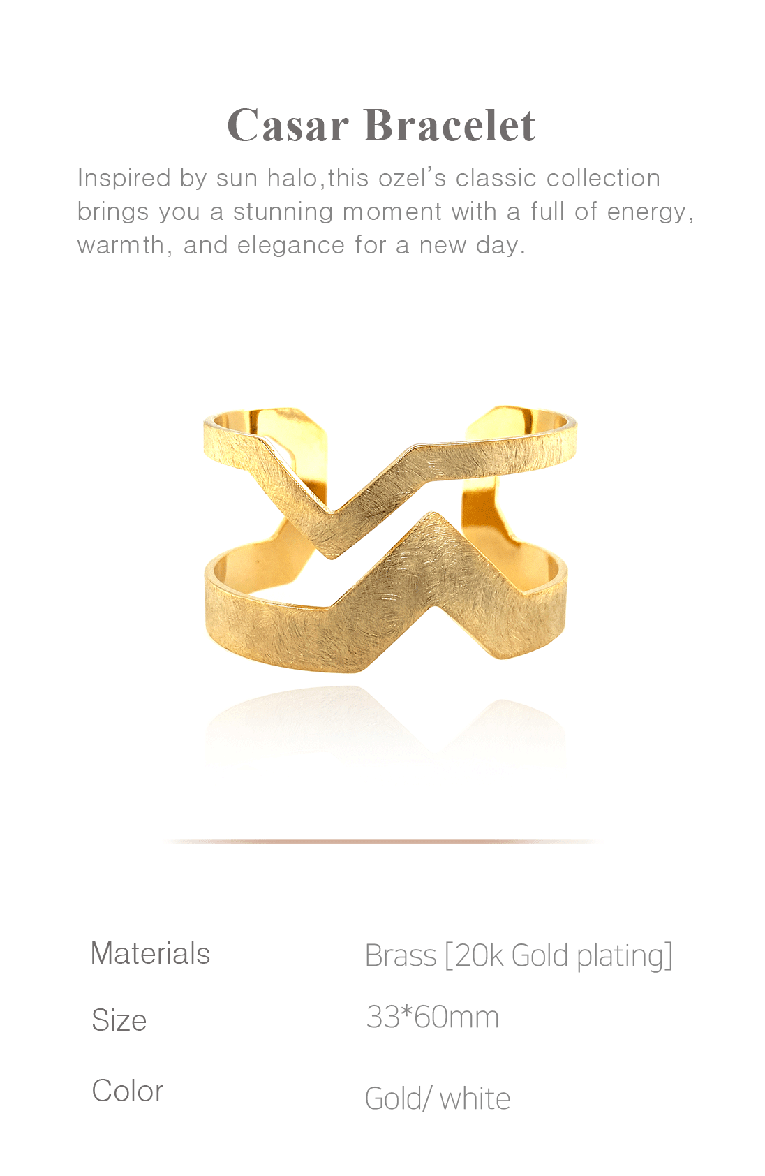 Casar Bracelet PB024B Detail Cut