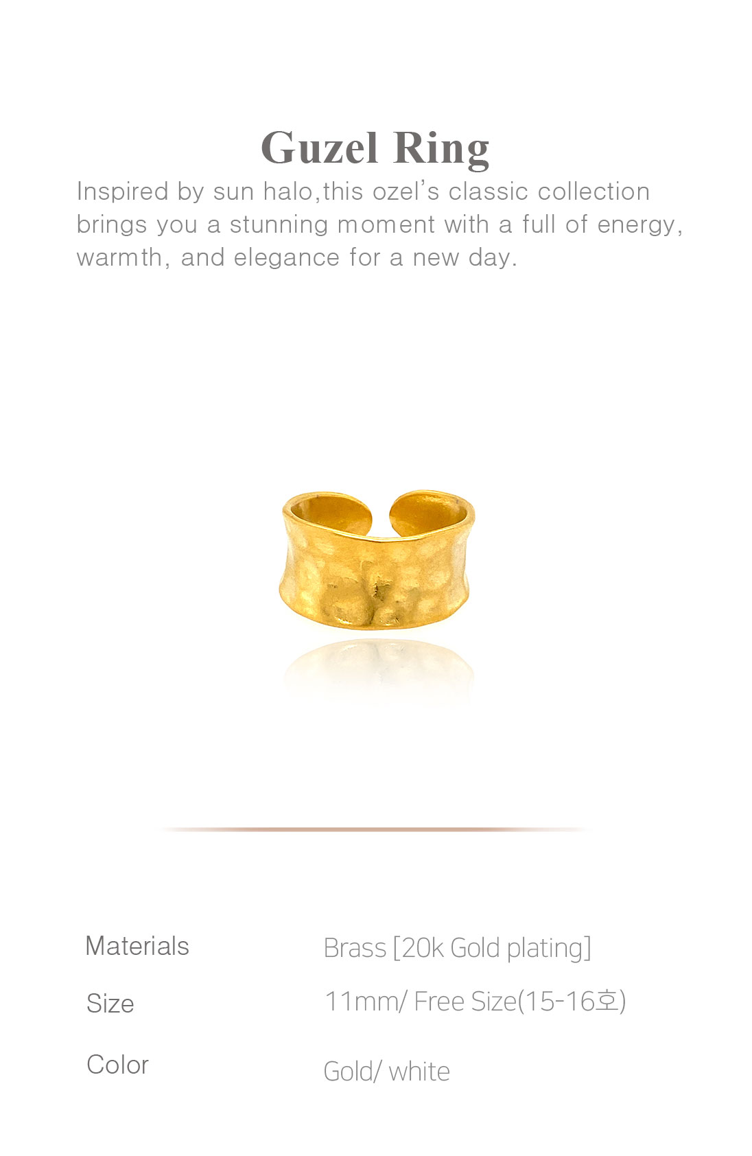 [Celeb Pick] Guzel Ring PB034R Detail Cut