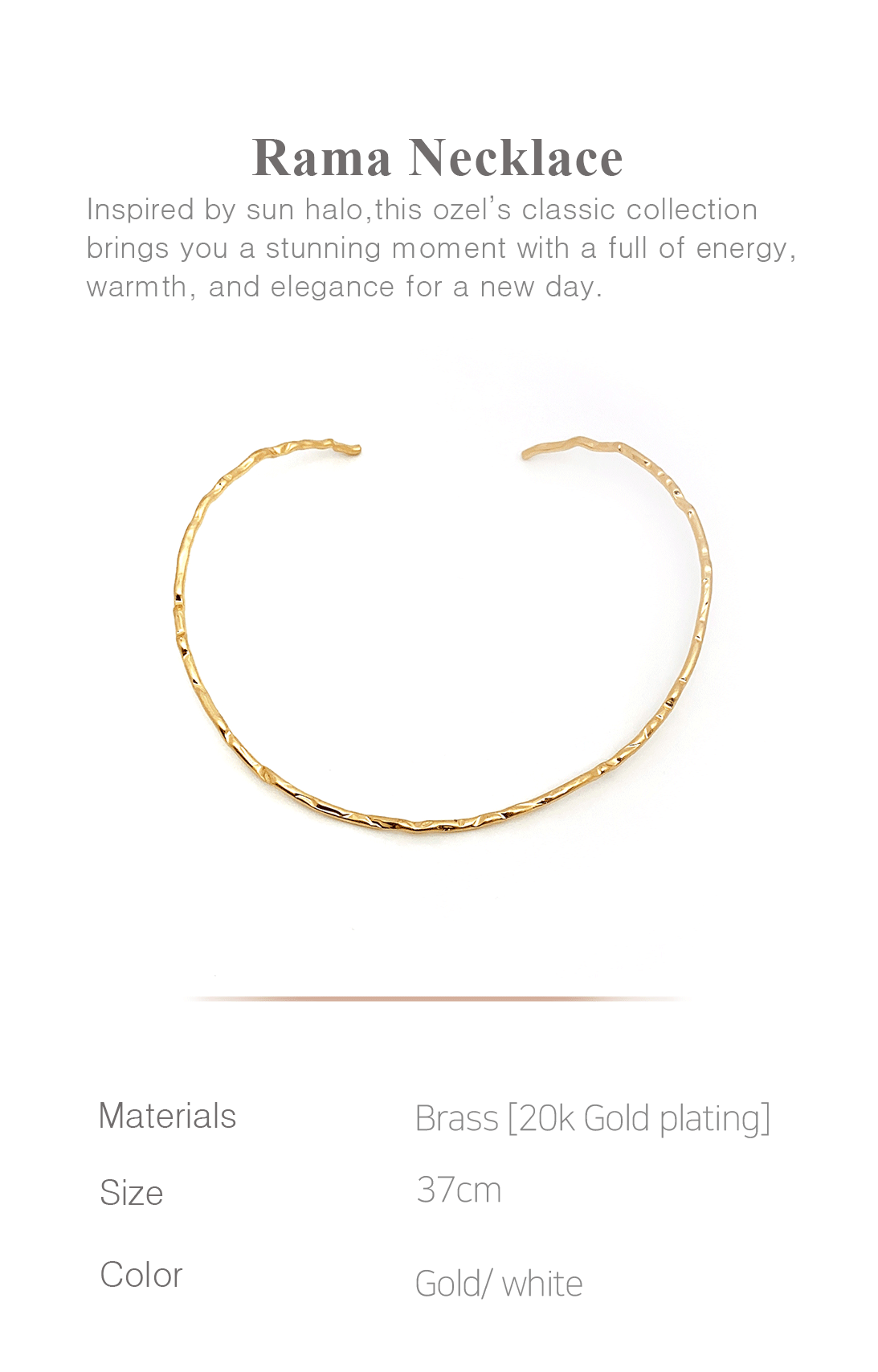 [Celeb Pick] Rama Necklace PB036N Detail Cut