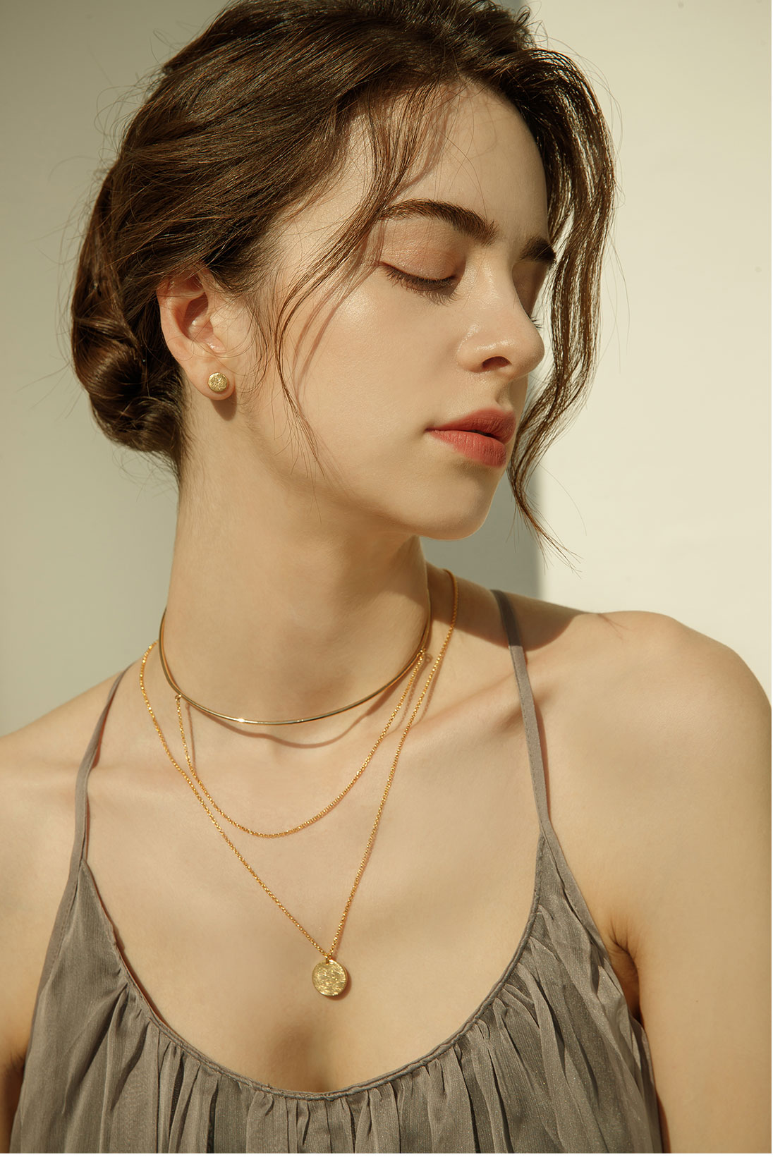 OZEL [Celeb Pick] Tenue Necklace PB037N Main Photography