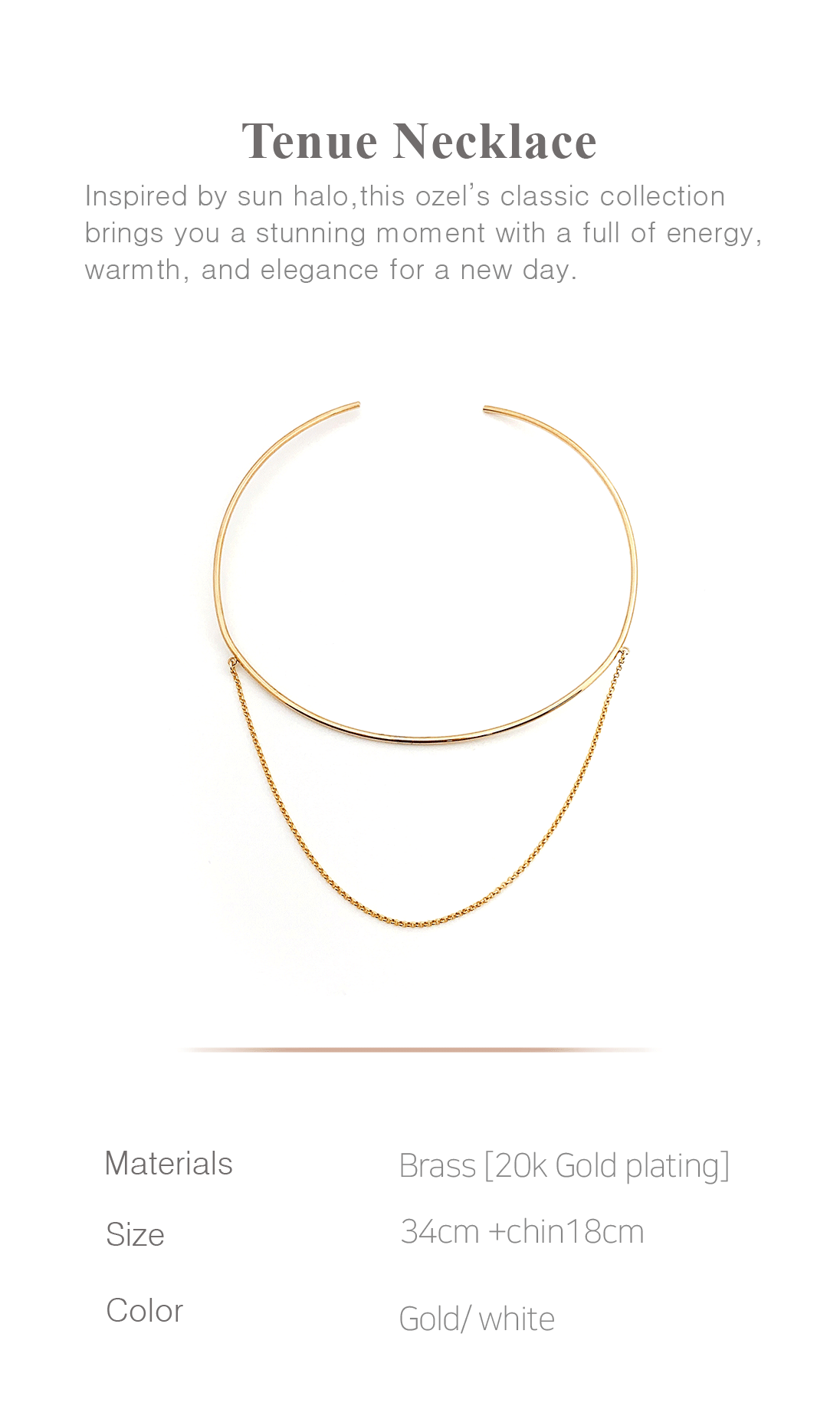 [Celeb Pick] Tenue Necklace PB037N Detail Cut