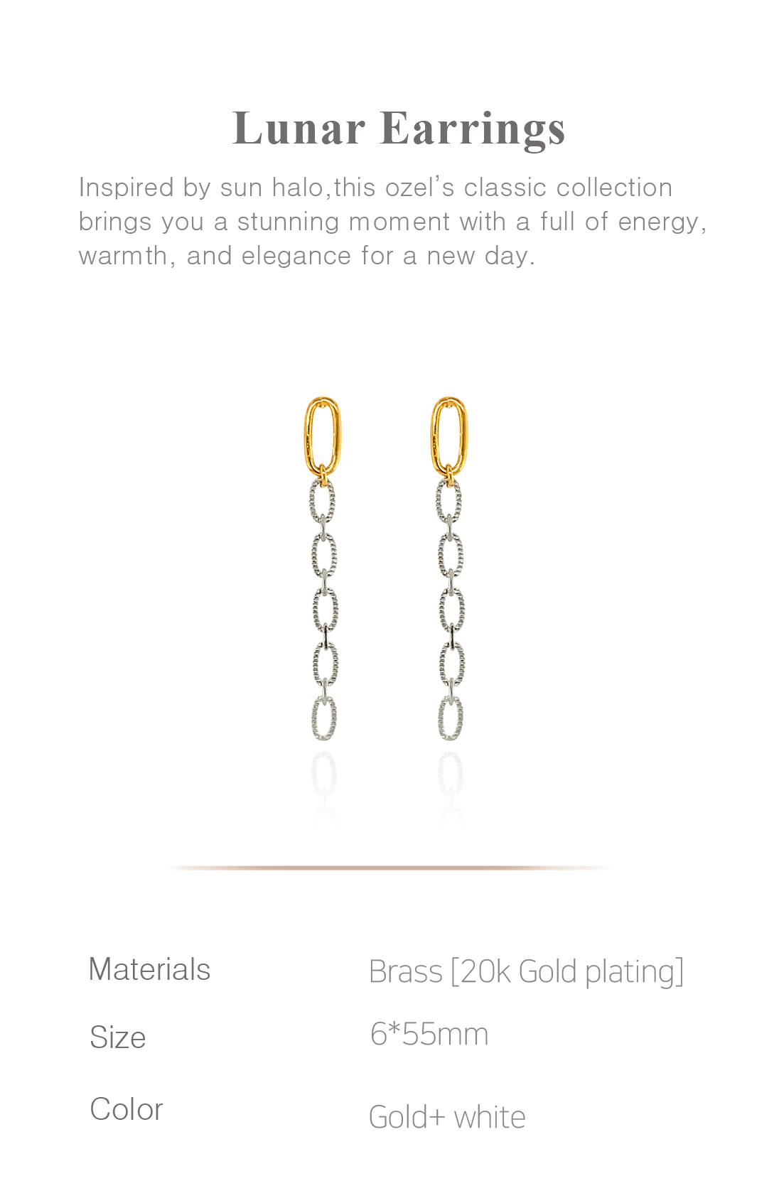 Lunar Earrings PB038E Detail Cut
