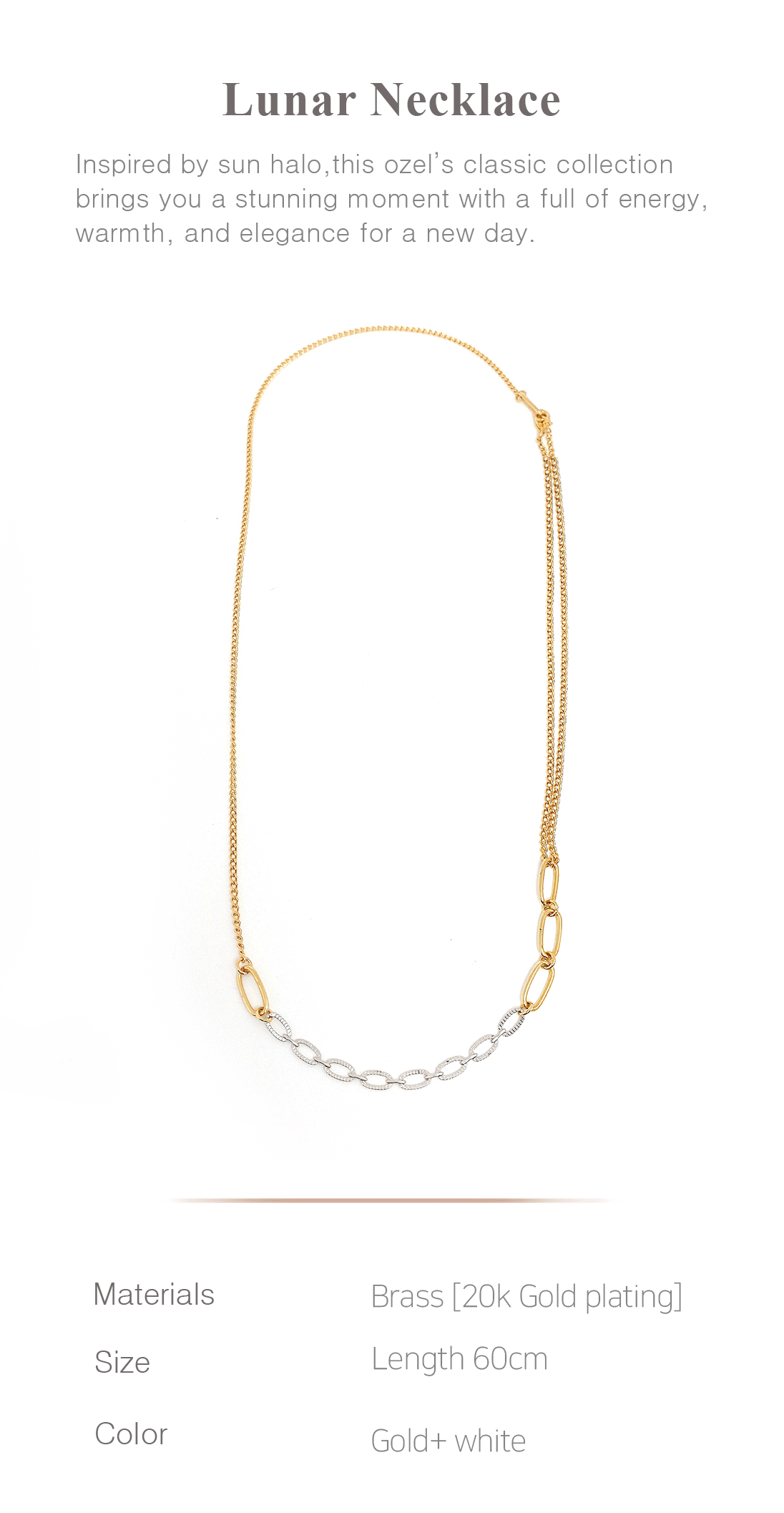 Lunar Necklace PB038N Detail Cut
