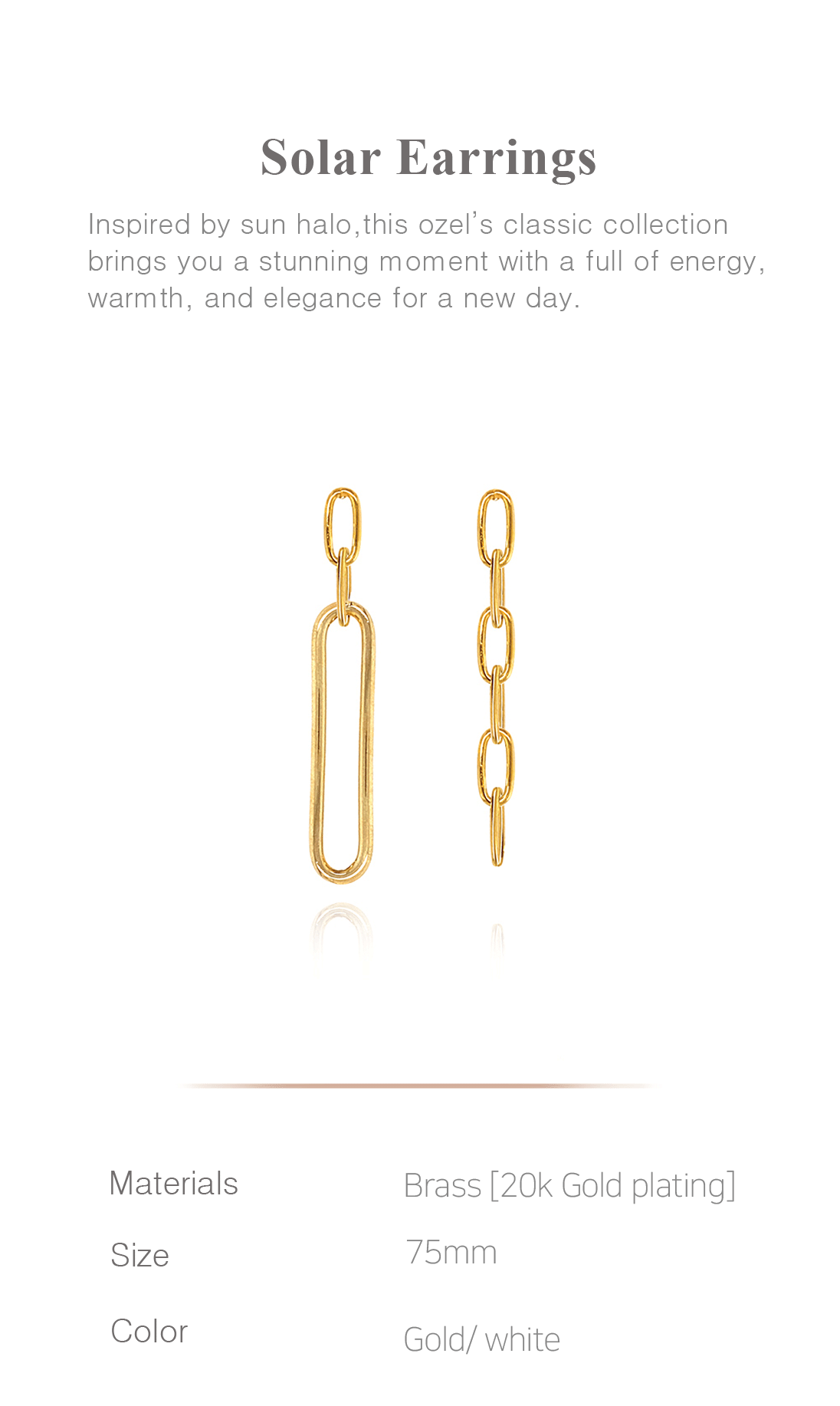 [Celeb Pick] Solar Earrings PB039E Detail Cut