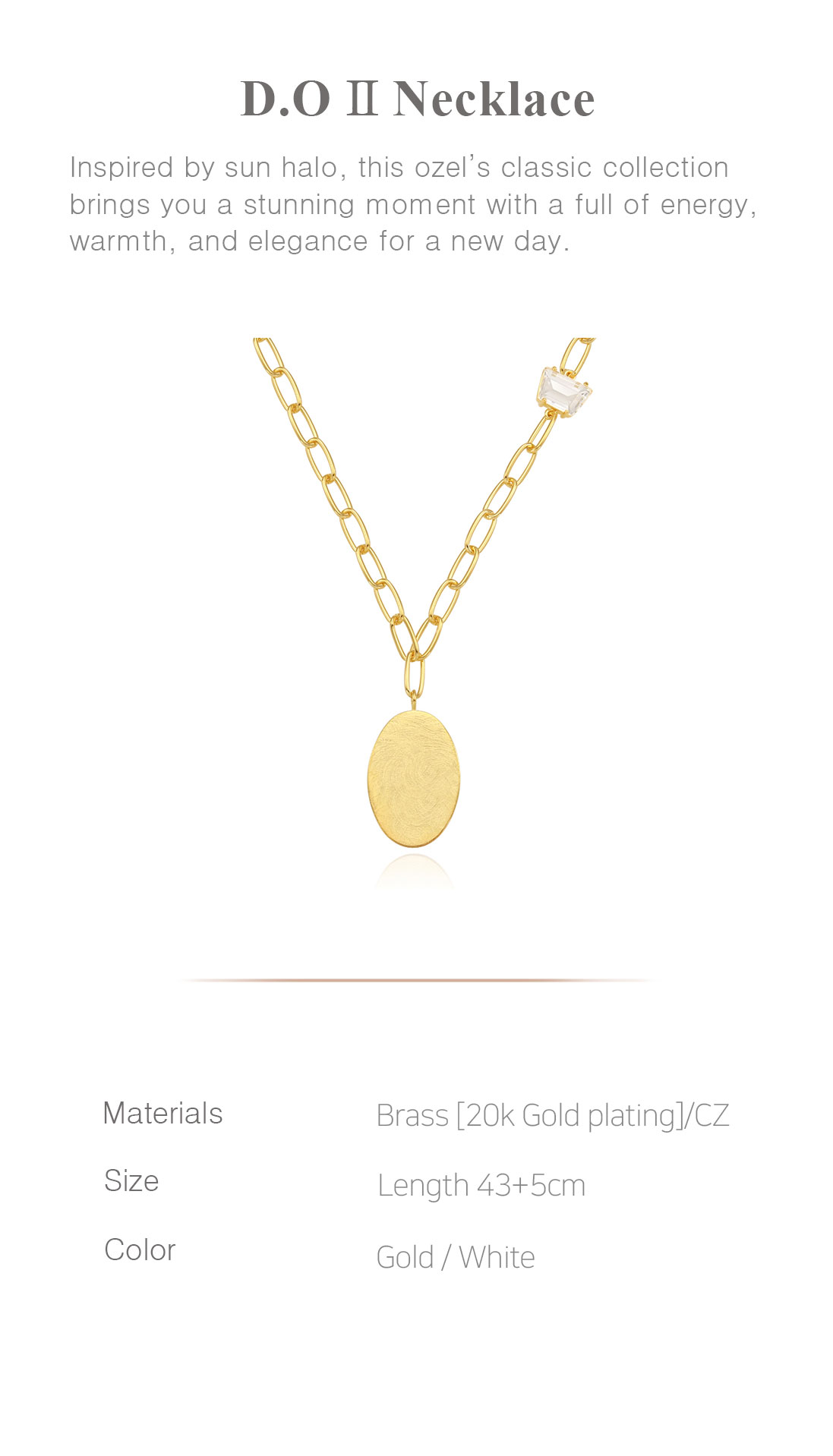 D.O II Necklace PB040-1N Detail Cut