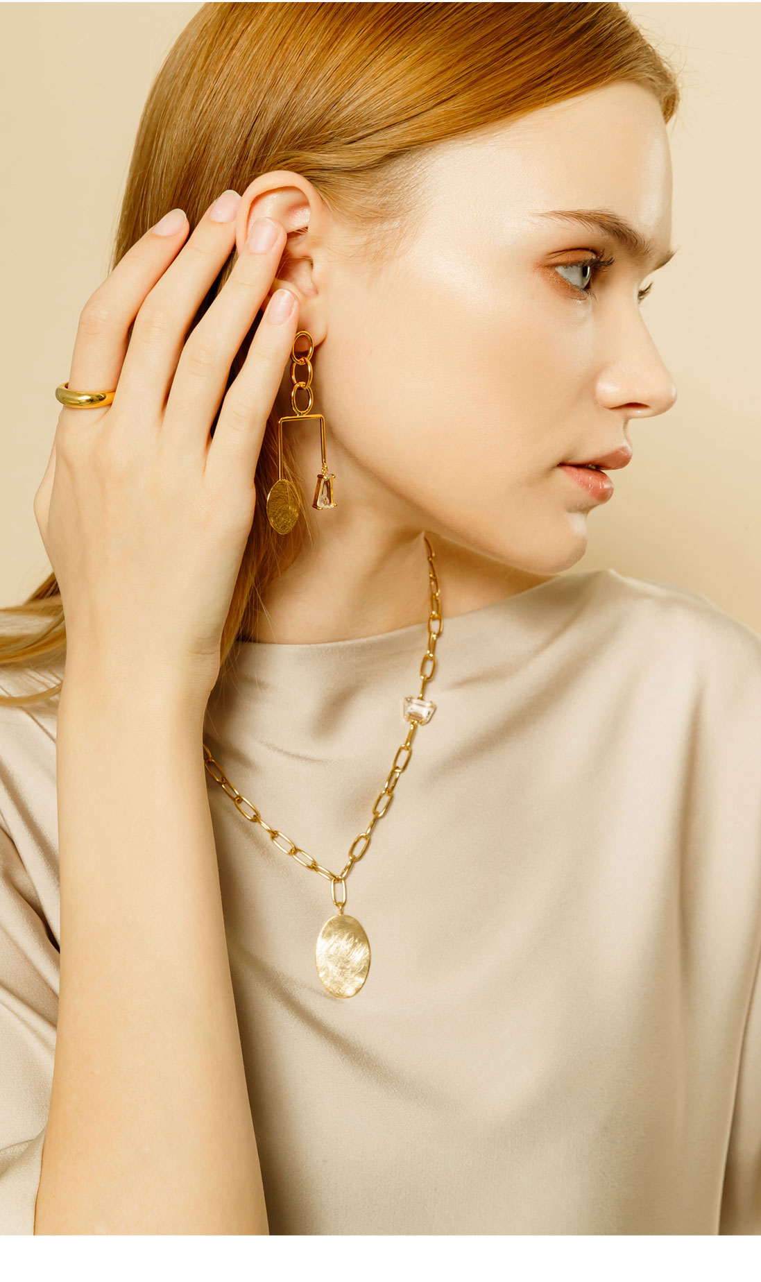 D.O II Necklace PB040-1N Detail Cut