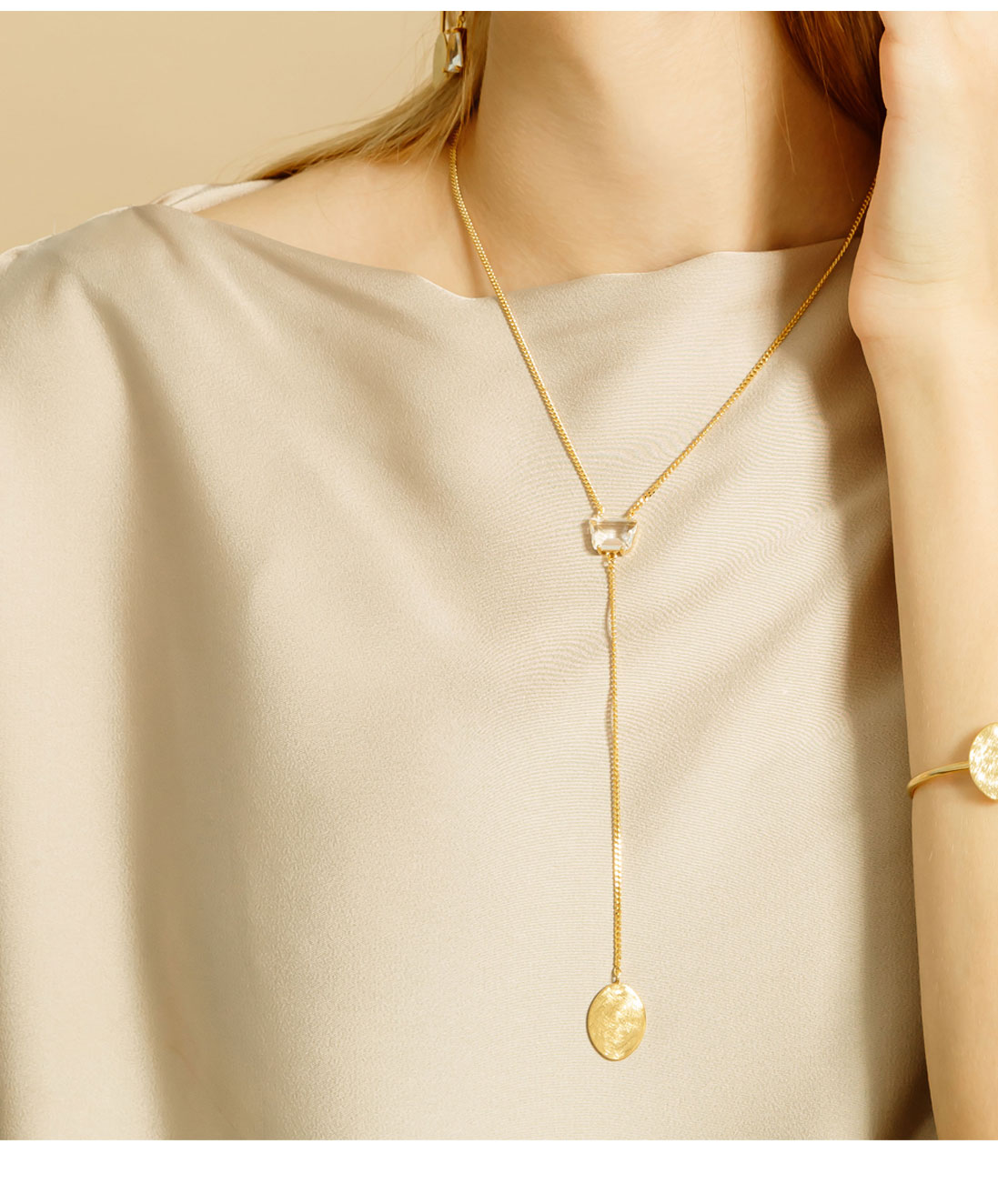 [Celeb Pick] D.O III Necklace PB040-2N Detail Cut