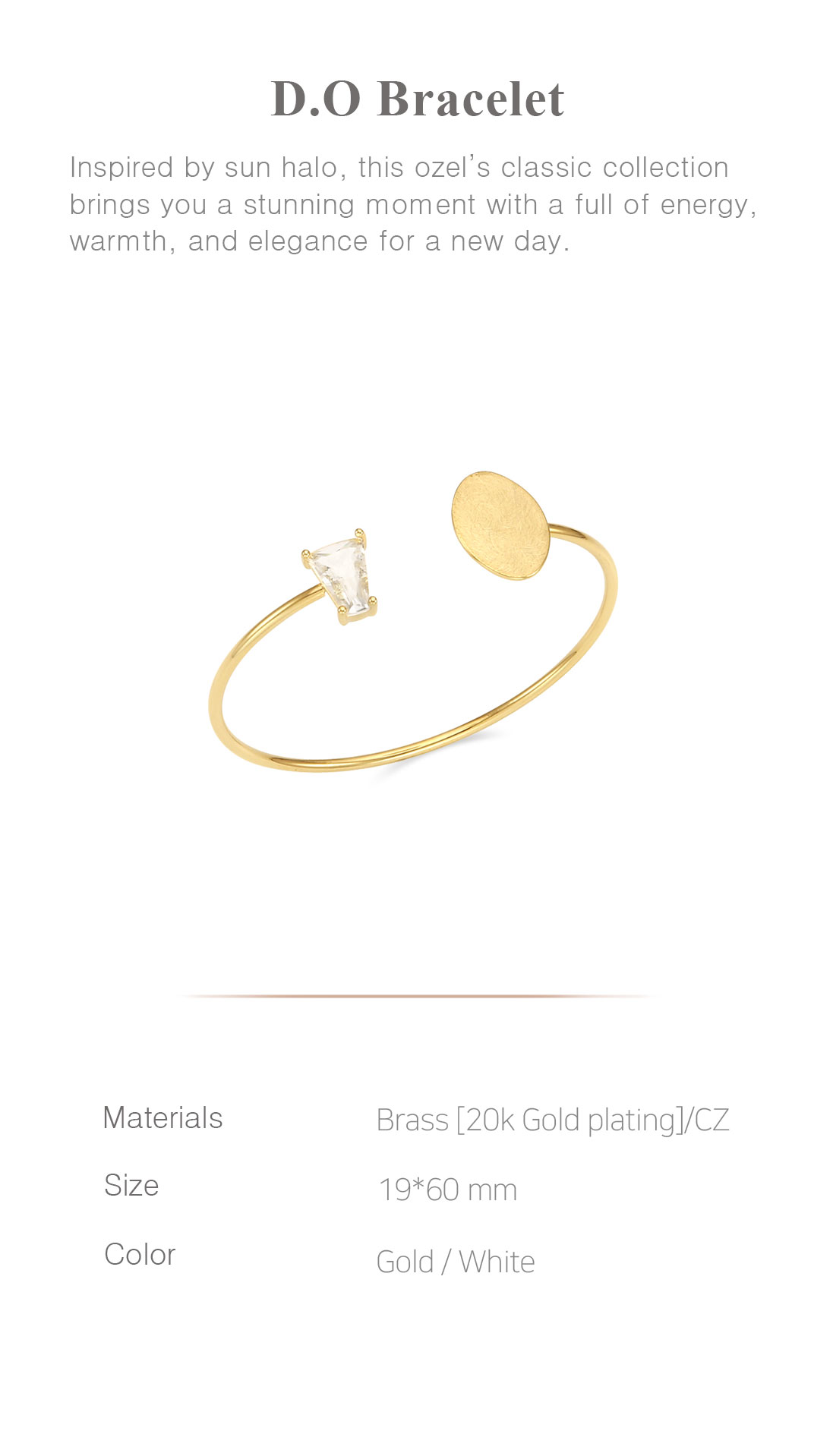 [Celeb Pick] D.O Bracelet PB040B Detail Cut