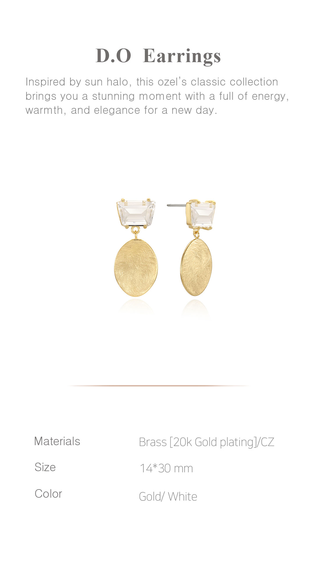 D.O Earrings PB040E Detail Cut