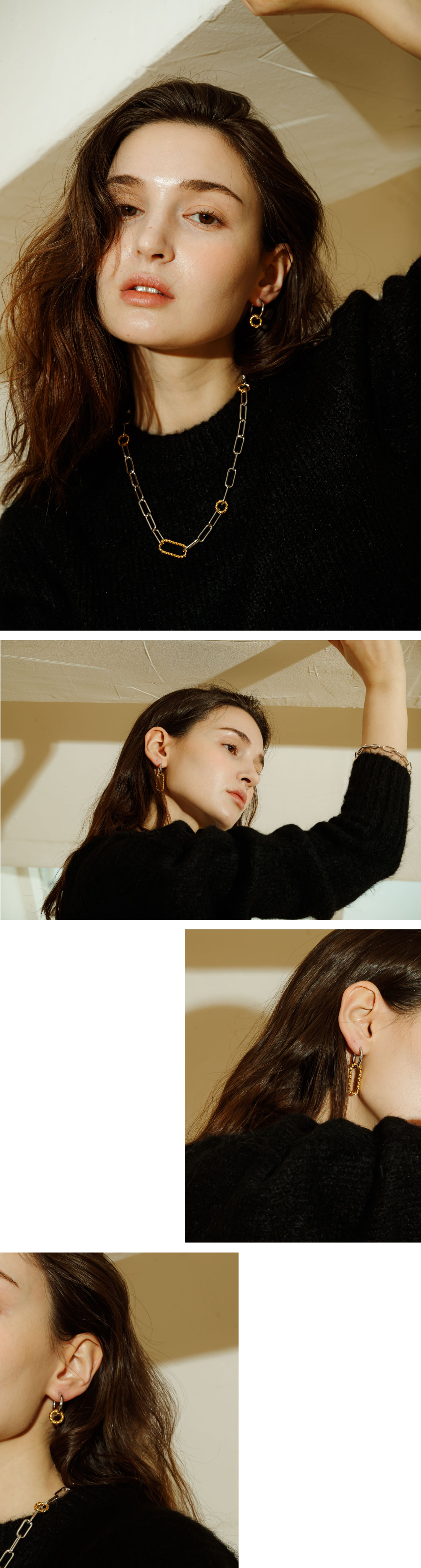 [Celeb Pick] Ripple Earrings PB043E Detail Cut