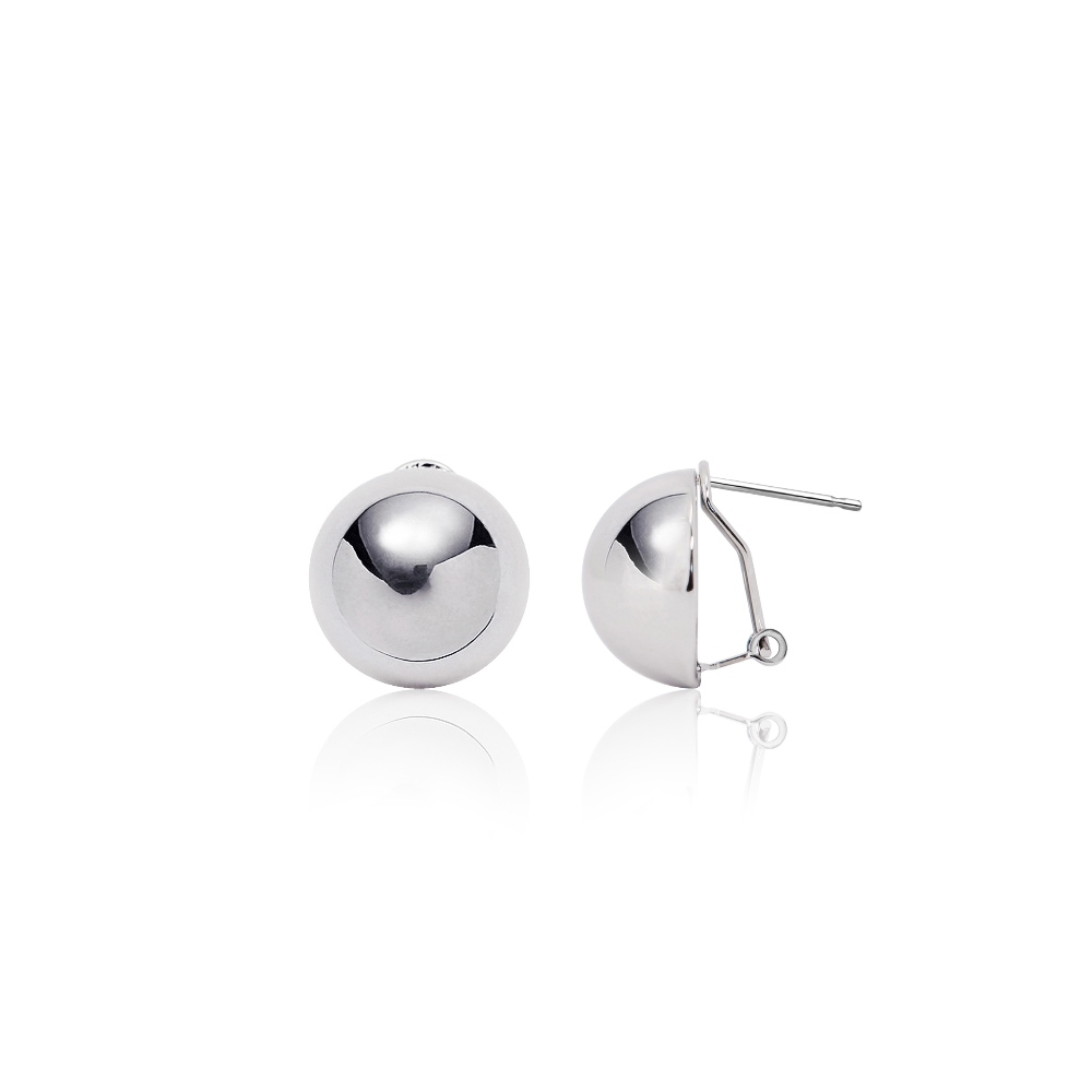 OZEL [Celeb Pick] Chunky Half Ball Earrings PB062E Main Photography