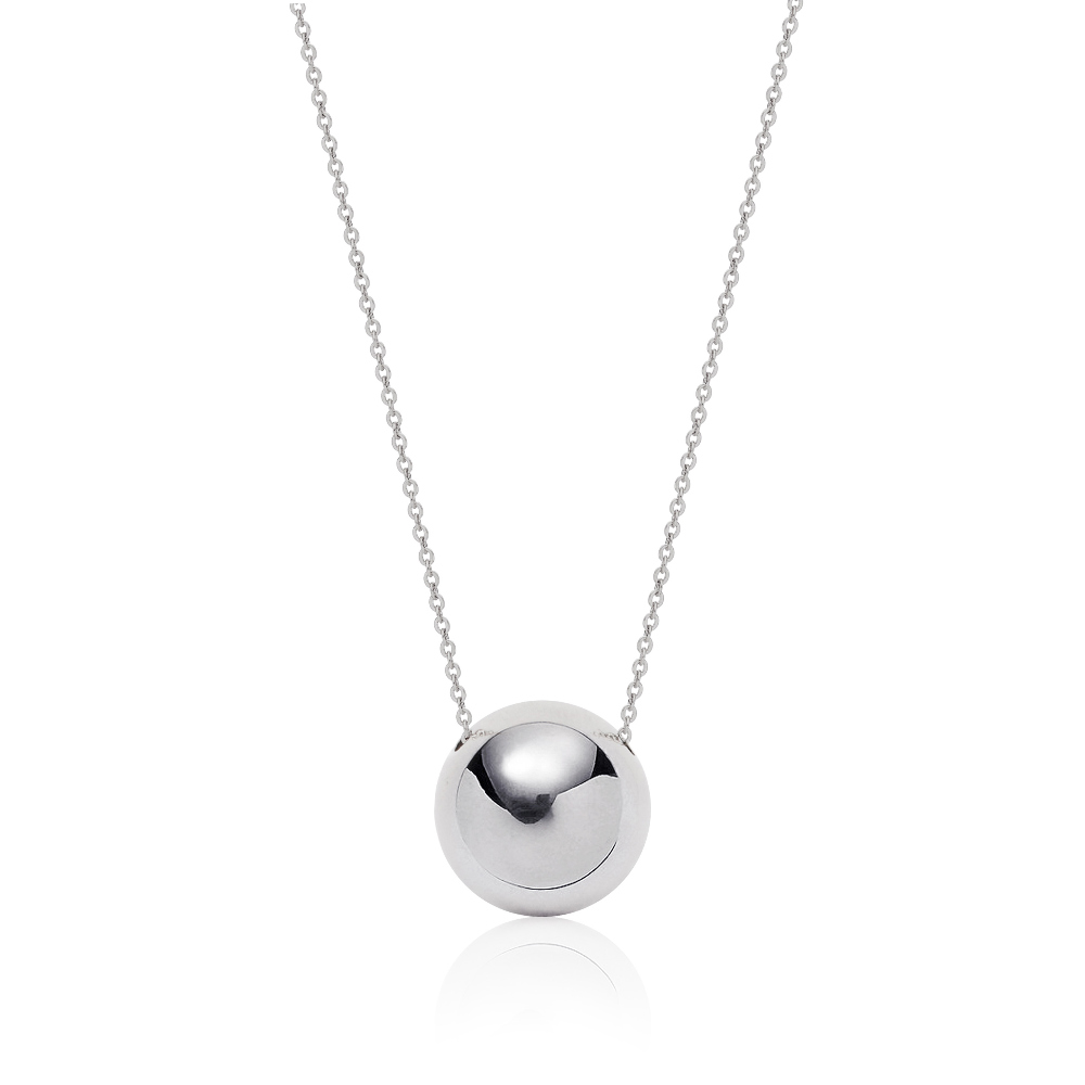 OZEL Chunky Half Ball Necklace PB062N Main Photography