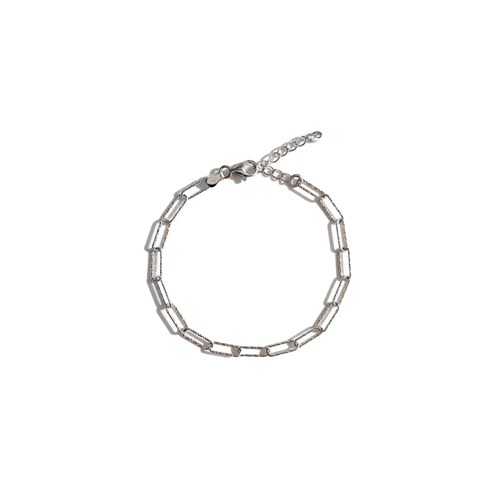 OZEL Silver925 Italy Chain Bracelet PS002B Main Photography