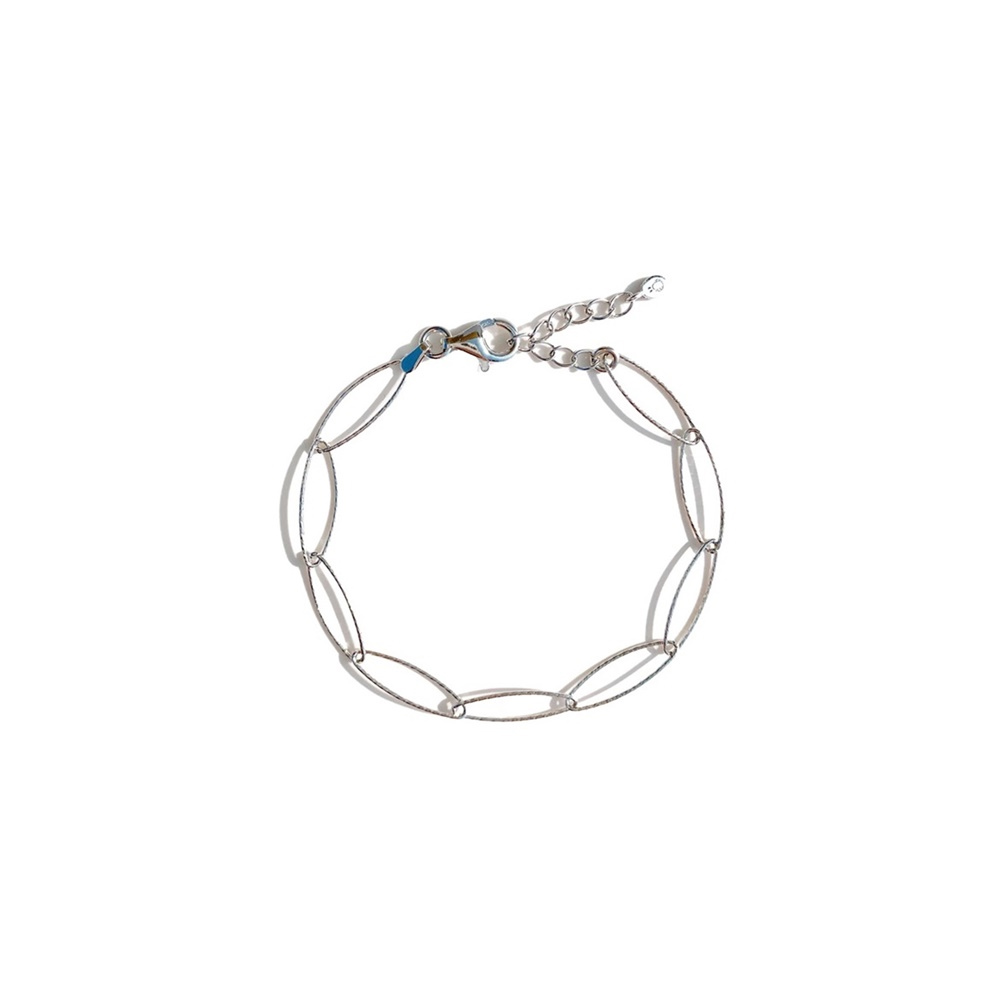 OZEL Silver925 Italy Chain Bracelet PS004B Main Photography