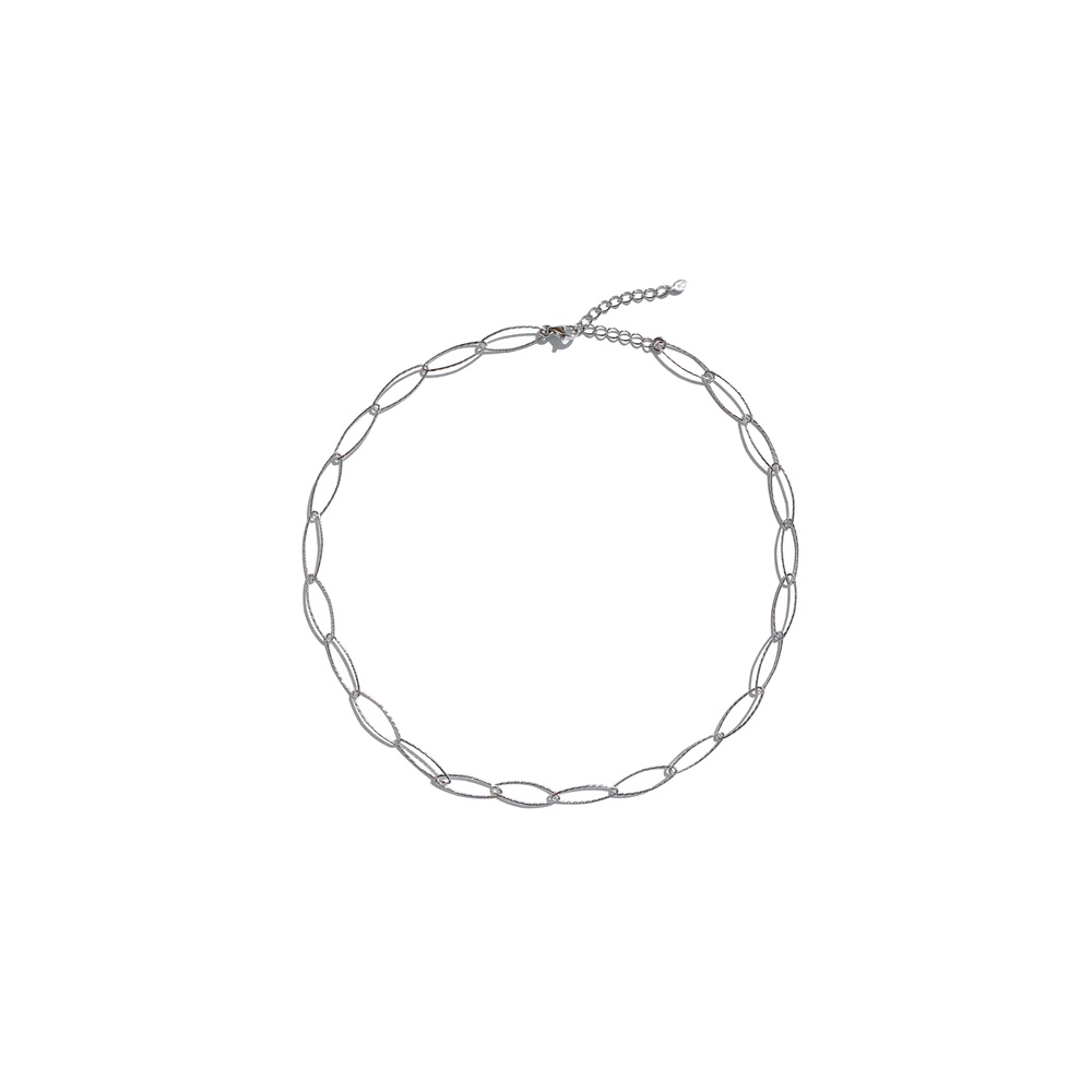 OZEL Silver925 Italy Chain Necklace PS004N Main Photography