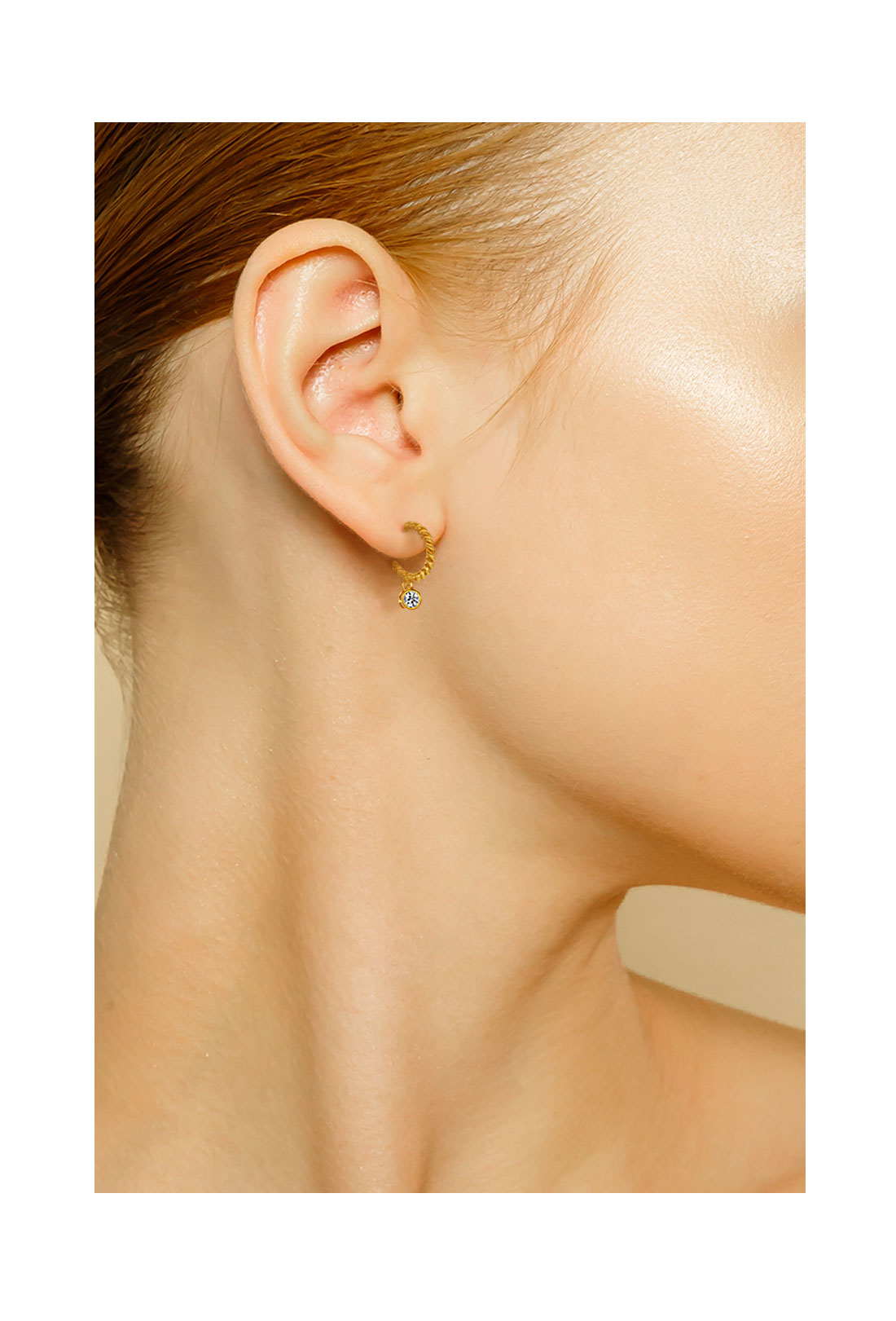 OZEL Silver925 Around º Earrings PS013E Main Photography