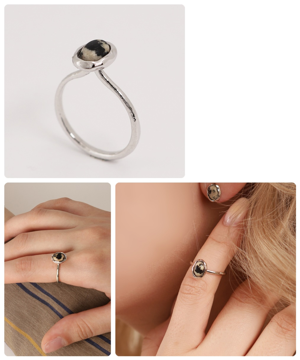 [Custom] [Celeb Pick] Silver925 Dalmatian Ring PS015R Detail Cut