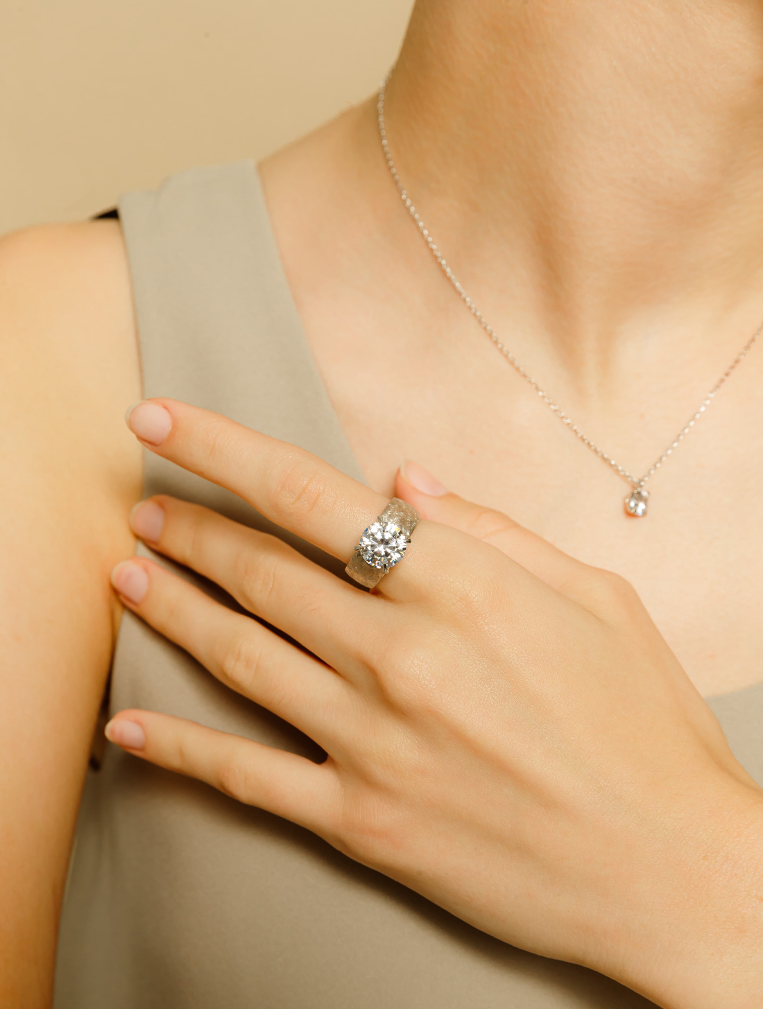 [Custom] Silver925 Wish Ring PS020_S_R Detail Cut