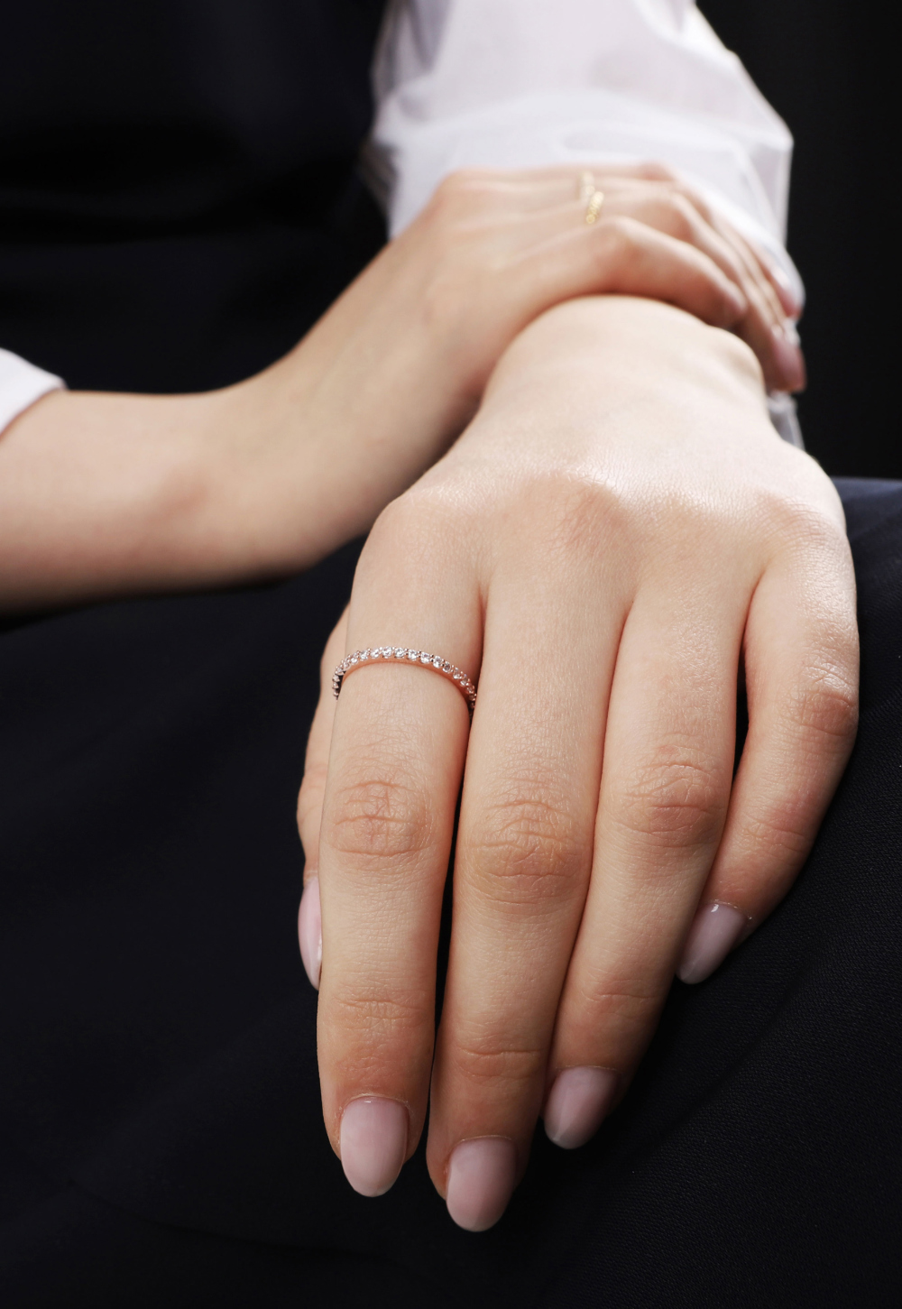 [Custom] Silver925 CZ Setting Ring PS033R Detail Cut