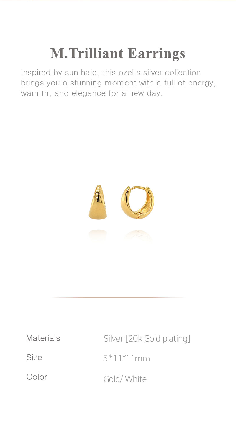 Silver925 M.Trilliant Earrings PS039_L_E Detail Cut