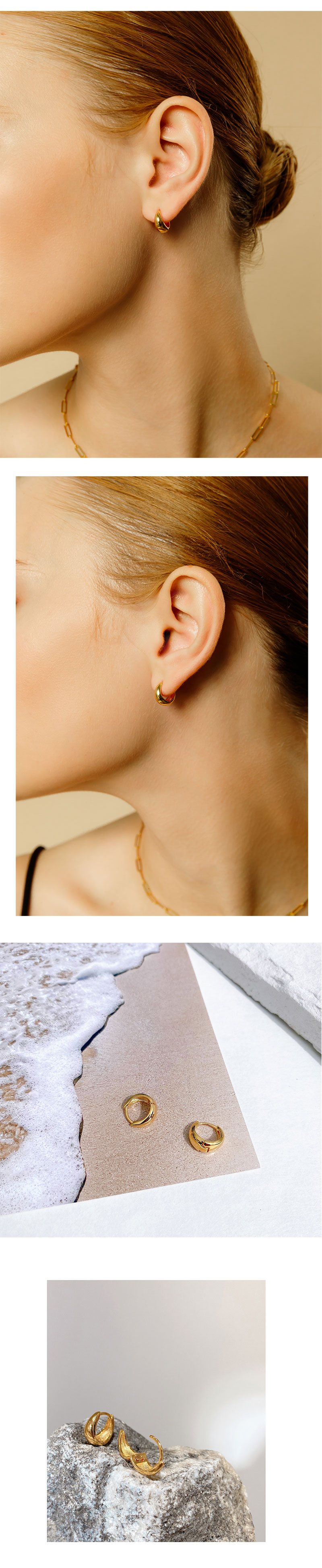 Silver925 M.Trilliant Earrings PS039_L_E Detail Cut