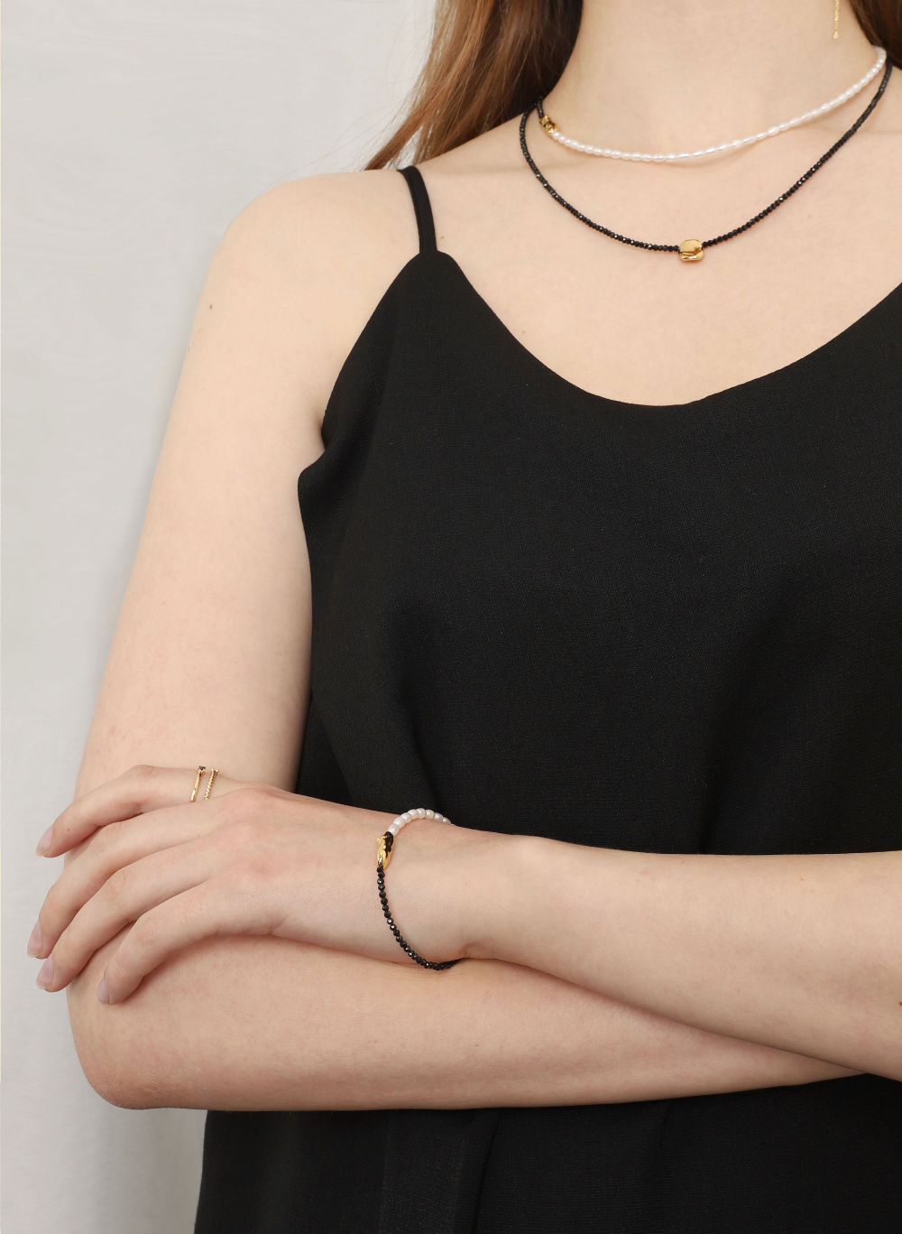 [Celeb Pick]  Silver925 Half Bracelet PS077B Detail Cut
