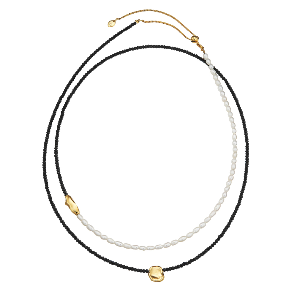 OZEL [Celeb Pick] Silver925 Fresh Water Pearl Necklace PS079N Main Photography