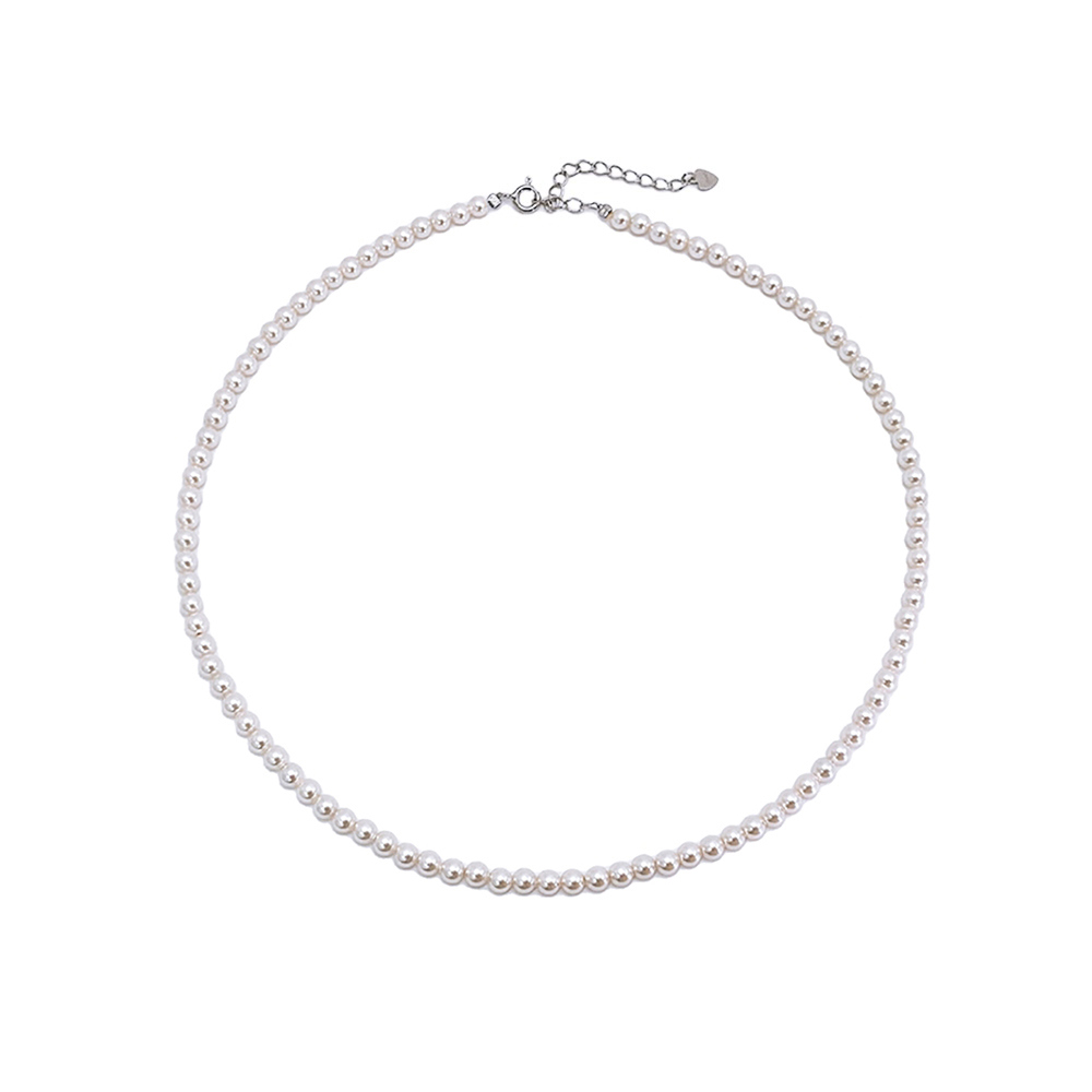 OZEL [Celeb Pick] Silver925 SW Pearl Necklace 4mm PS083N Main Photography
