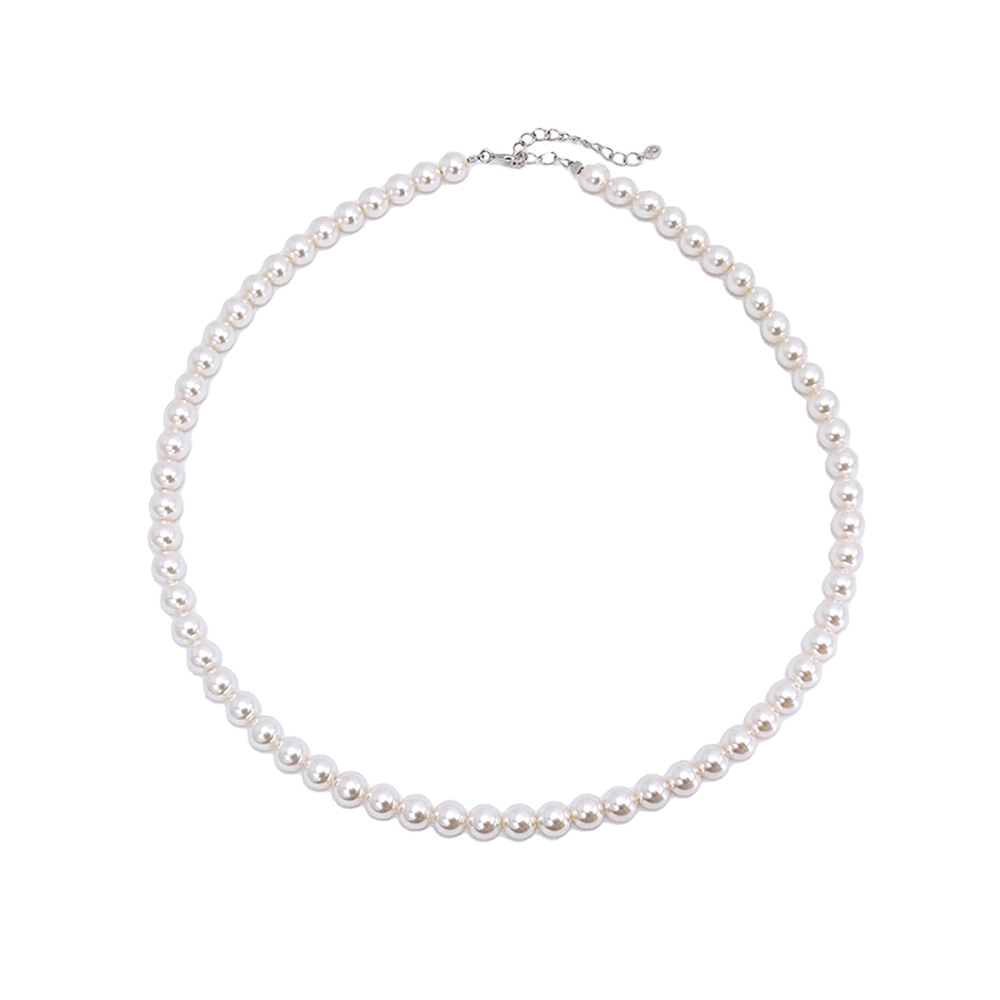 OZEL [Celeb Pick] Silver925 SW Pearl Necklace 6mm PS083N Main Photography