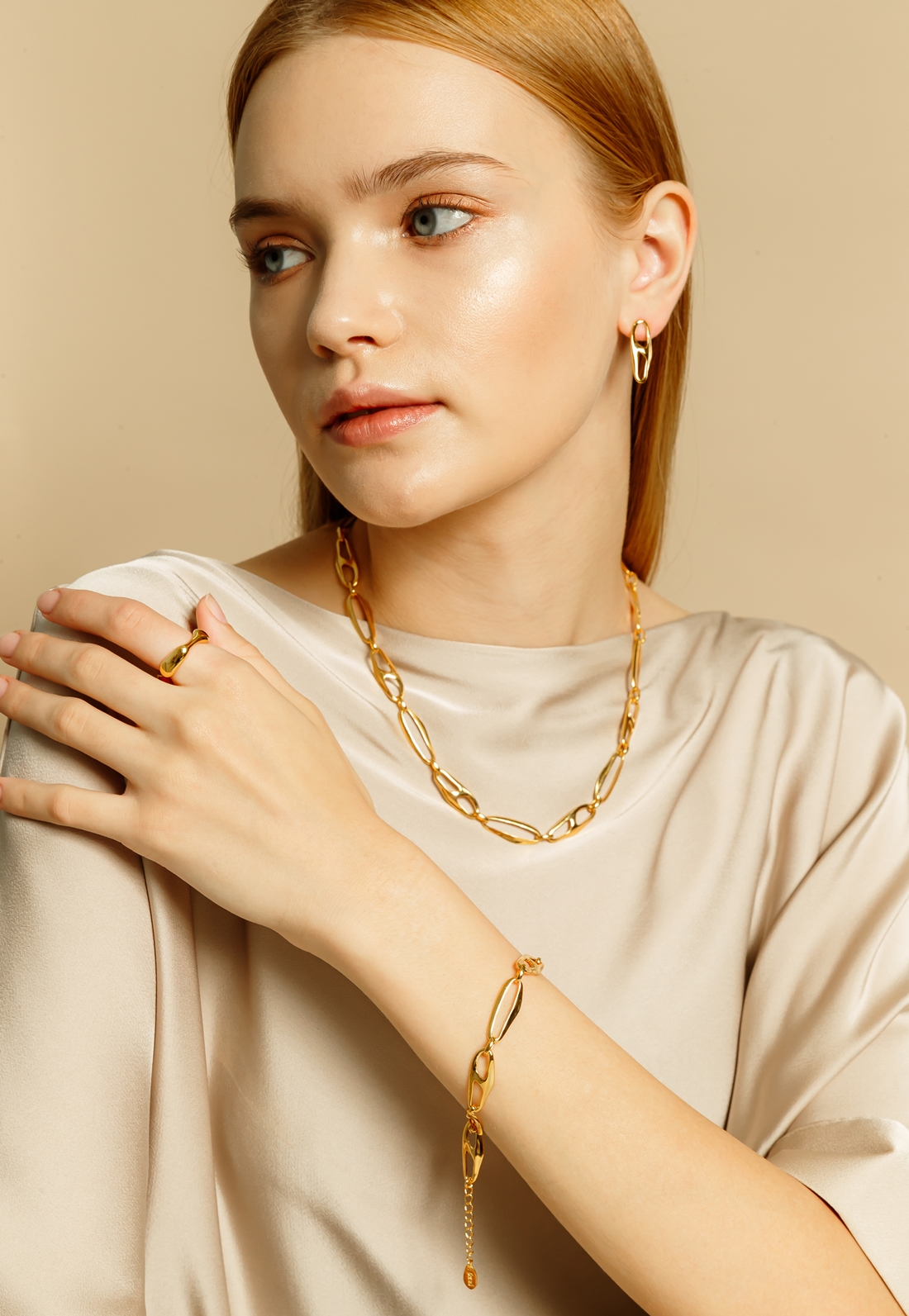 OZEL [Celeb Pick] Silver925 Munch Earrings PS086-1E Main Photography