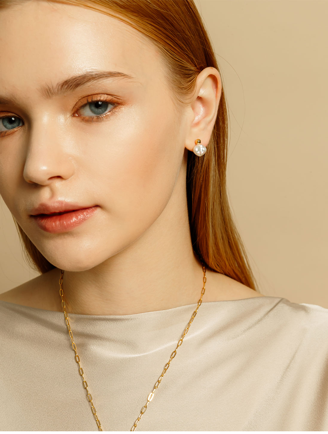 OZEL [Celeb Pick] Silver925 Seed Earrings PS121E Main Photography