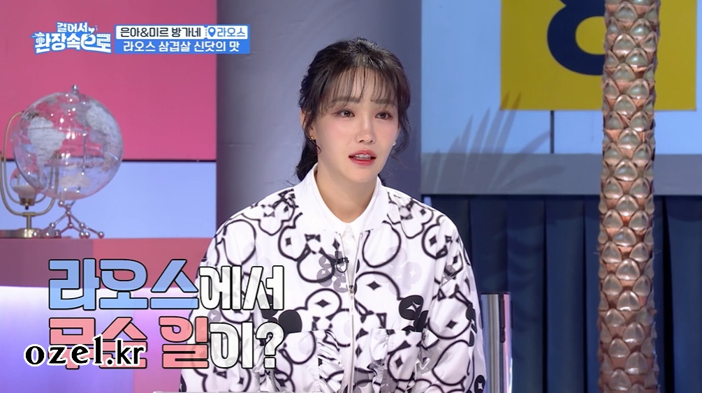 이유리 귀걸이 - KBS2 걸어서 환장 속으로2 오젤(Ozel) 오젤 귀걸이 착용 화보 7