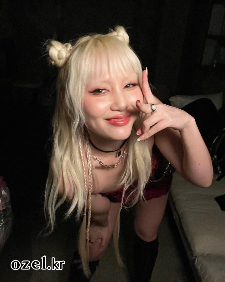 애쉬비 목걸이 - 애쉬비 공식 인스타그램 오젤(Ozel) 오젤 목걸이 착용 화보 3