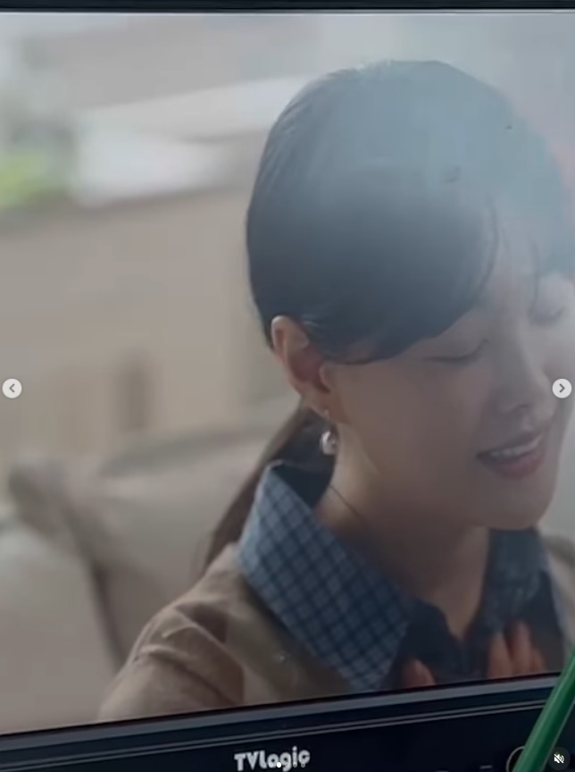 송지은 Earrings - Rose gold promise rings 4