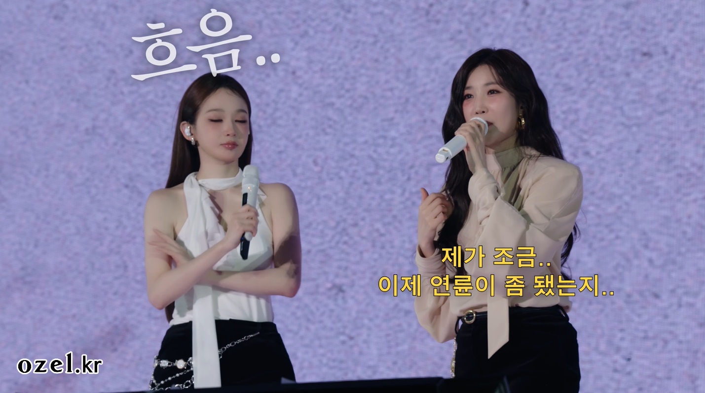 다비치 이해리 귀걸이 - 강민경 공식 유튜브 오젤(Ozel) 오젤 귀걸이 착용 화보 2