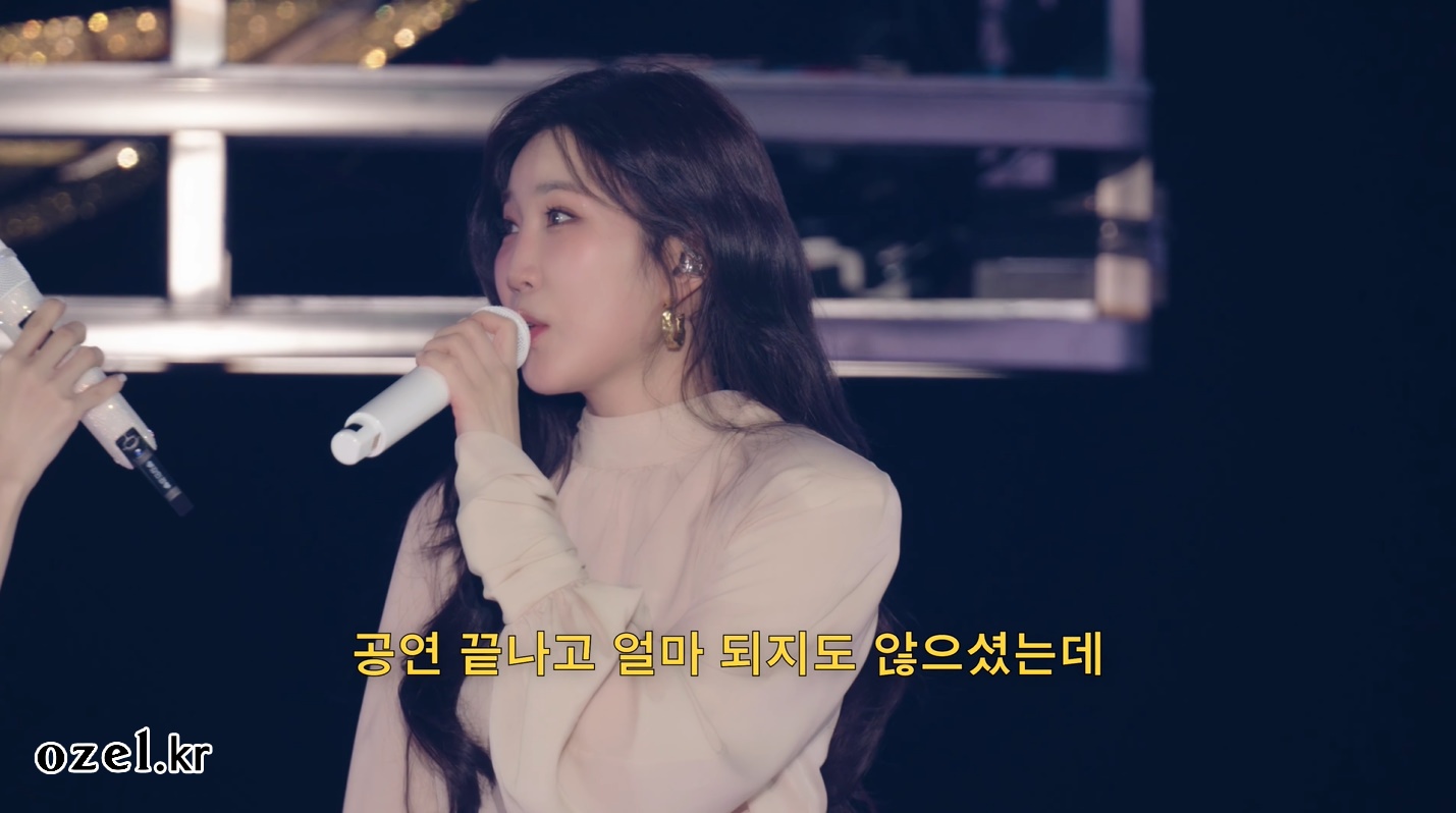 다비치 이해리 귀걸이 - 강민경 공식 유튜브 오젤(Ozel) 오젤 귀걸이 착용 화보 5