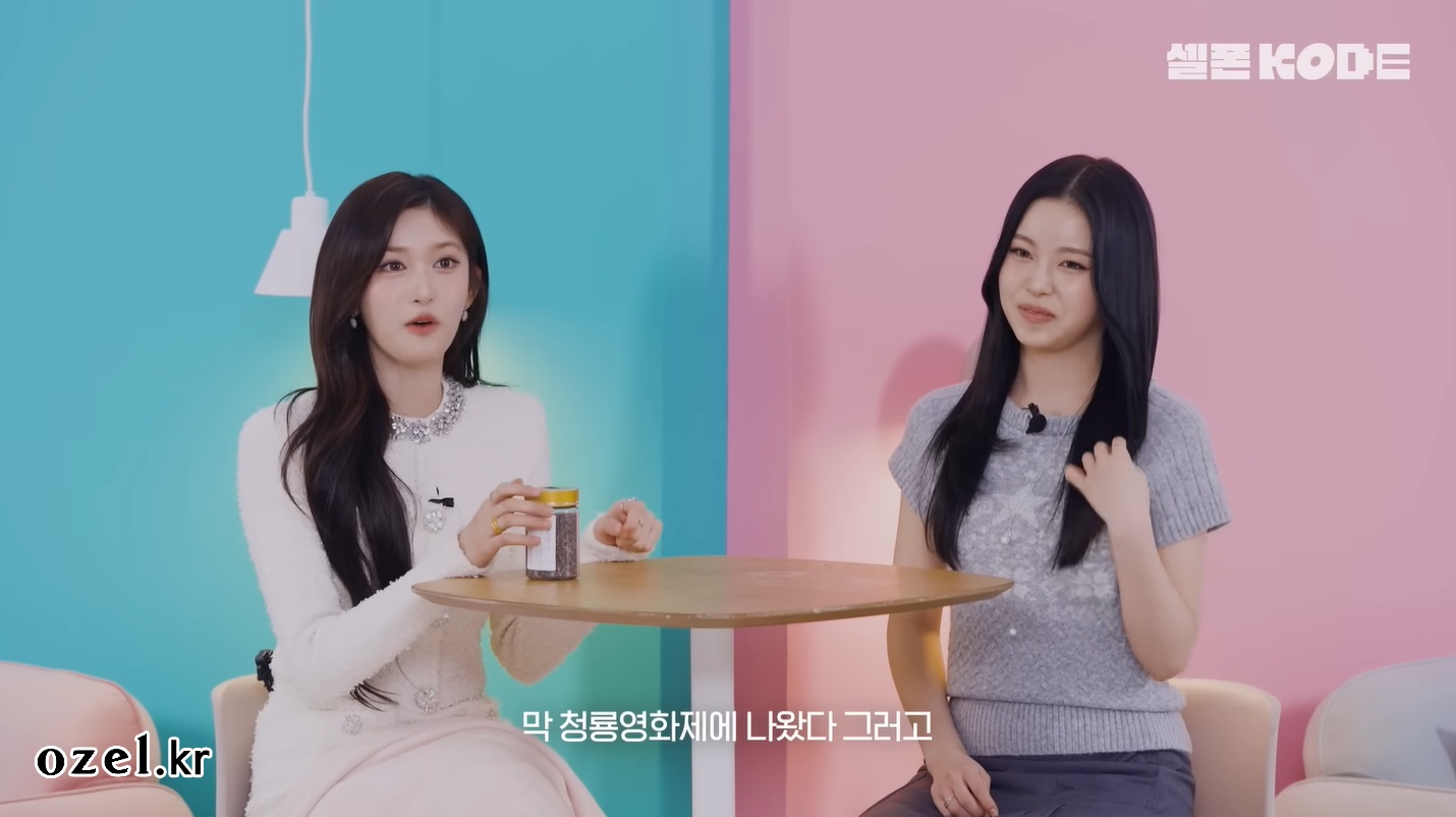 엔믹스 규진 목걸이 - 유튜브 셀폰코드 오젤(Ozel) 오젤 목걸이, 반지 2개 착용 화보 3