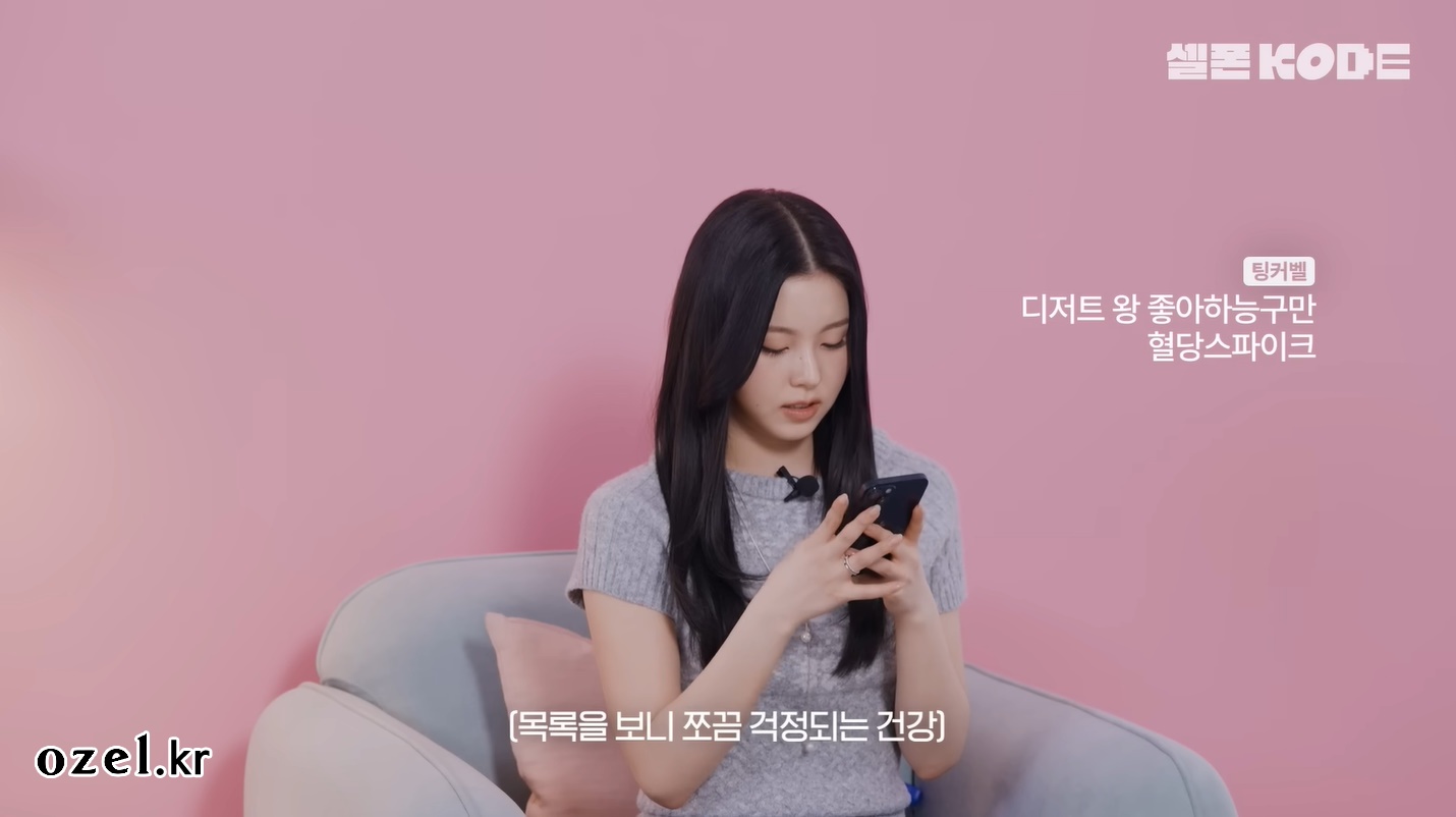 엔믹스 규진 목걸이 - 유튜브 셀폰코드 오젤(Ozel) 오젤 목걸이, 반지 2개 착용 화보 18