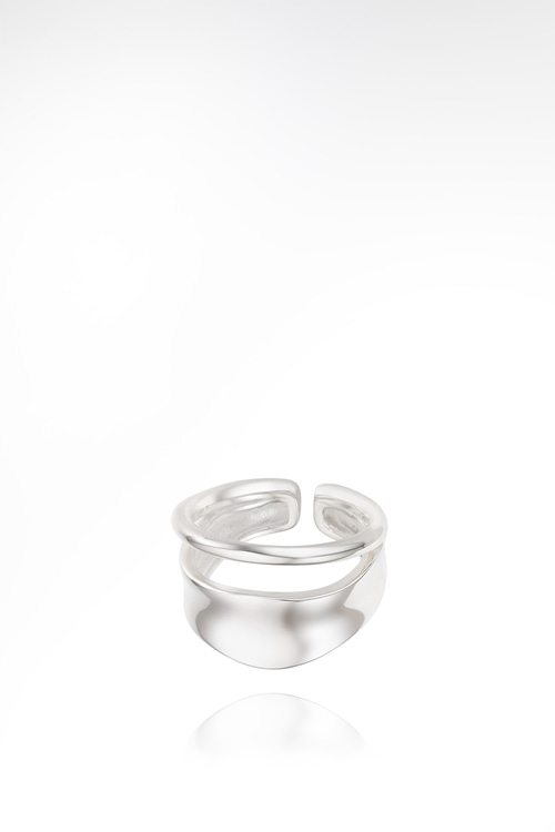 Silver925 Cutout Wide Ring PS170R